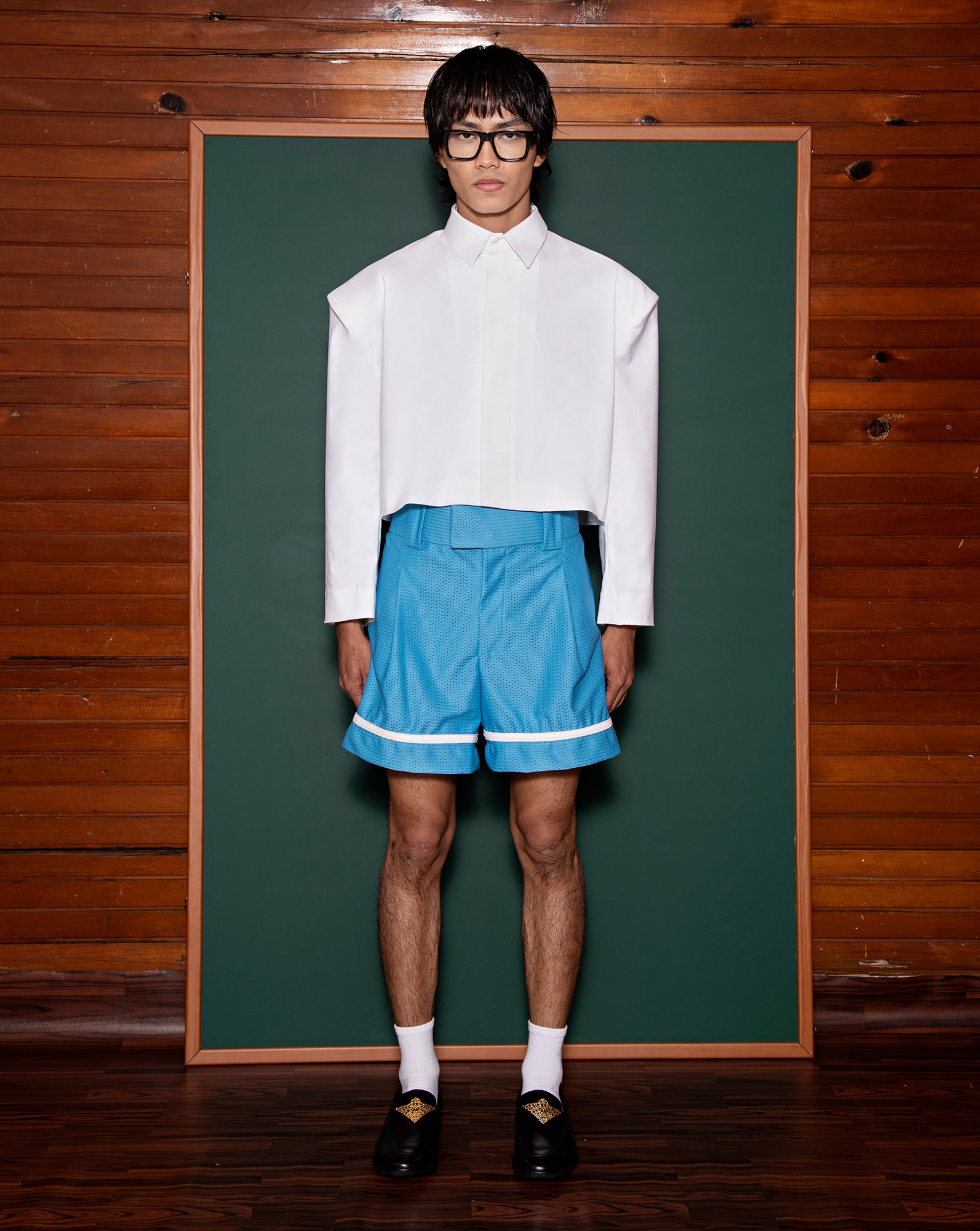 Sukan Mesh Shorts // Tie Bag (BEHATI Blue)