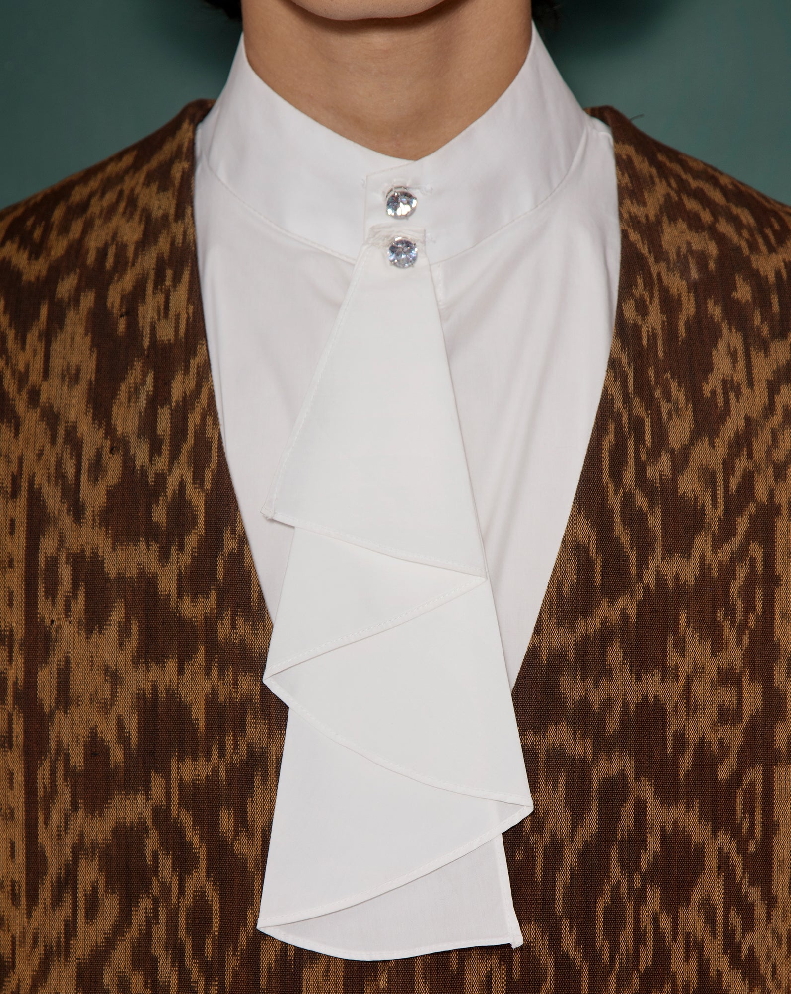 Blazer Pankou Ikat (Brown)