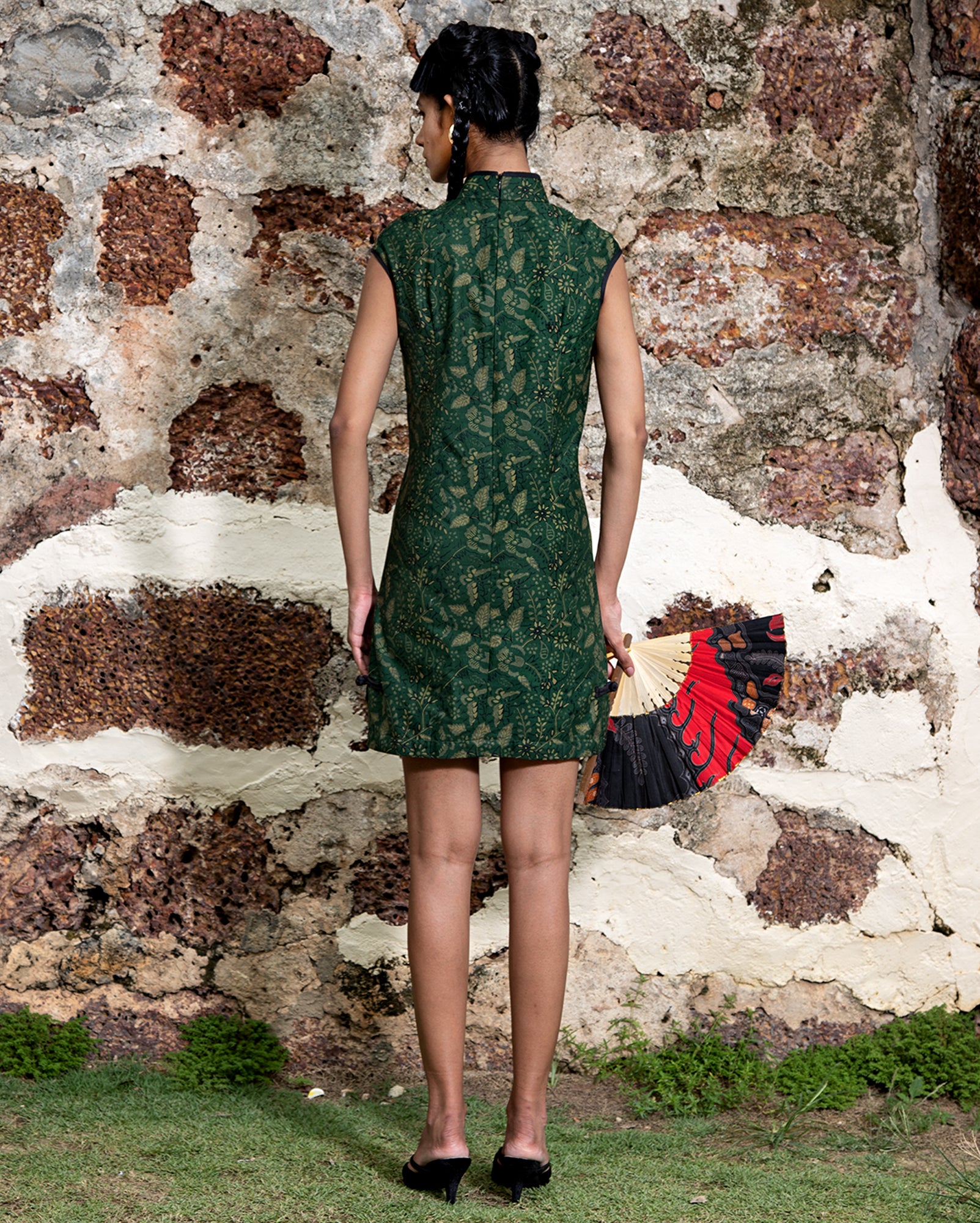 Cheongsam Corset (Forest Batik)