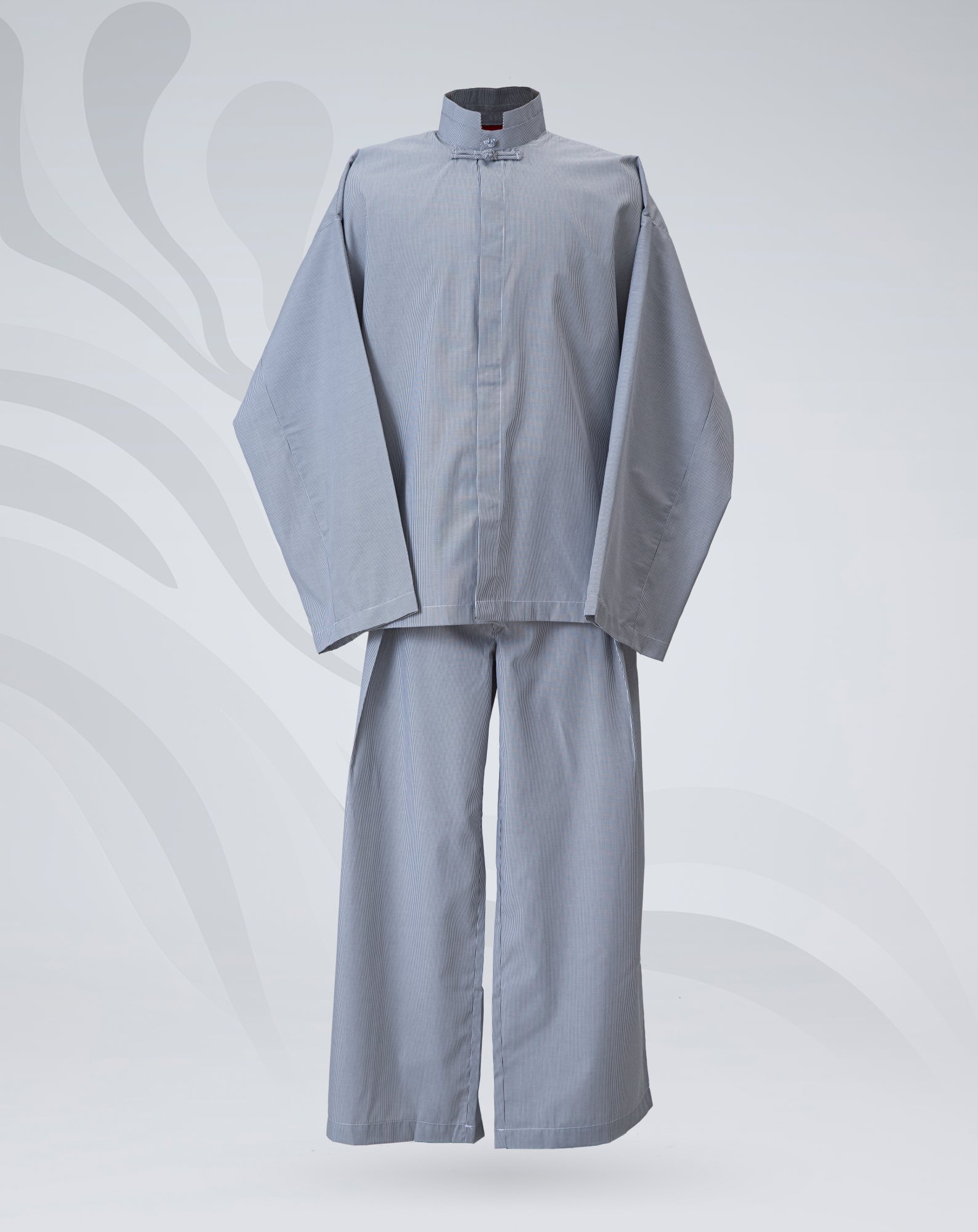 Baju Malaysia (Black Pinstripe)