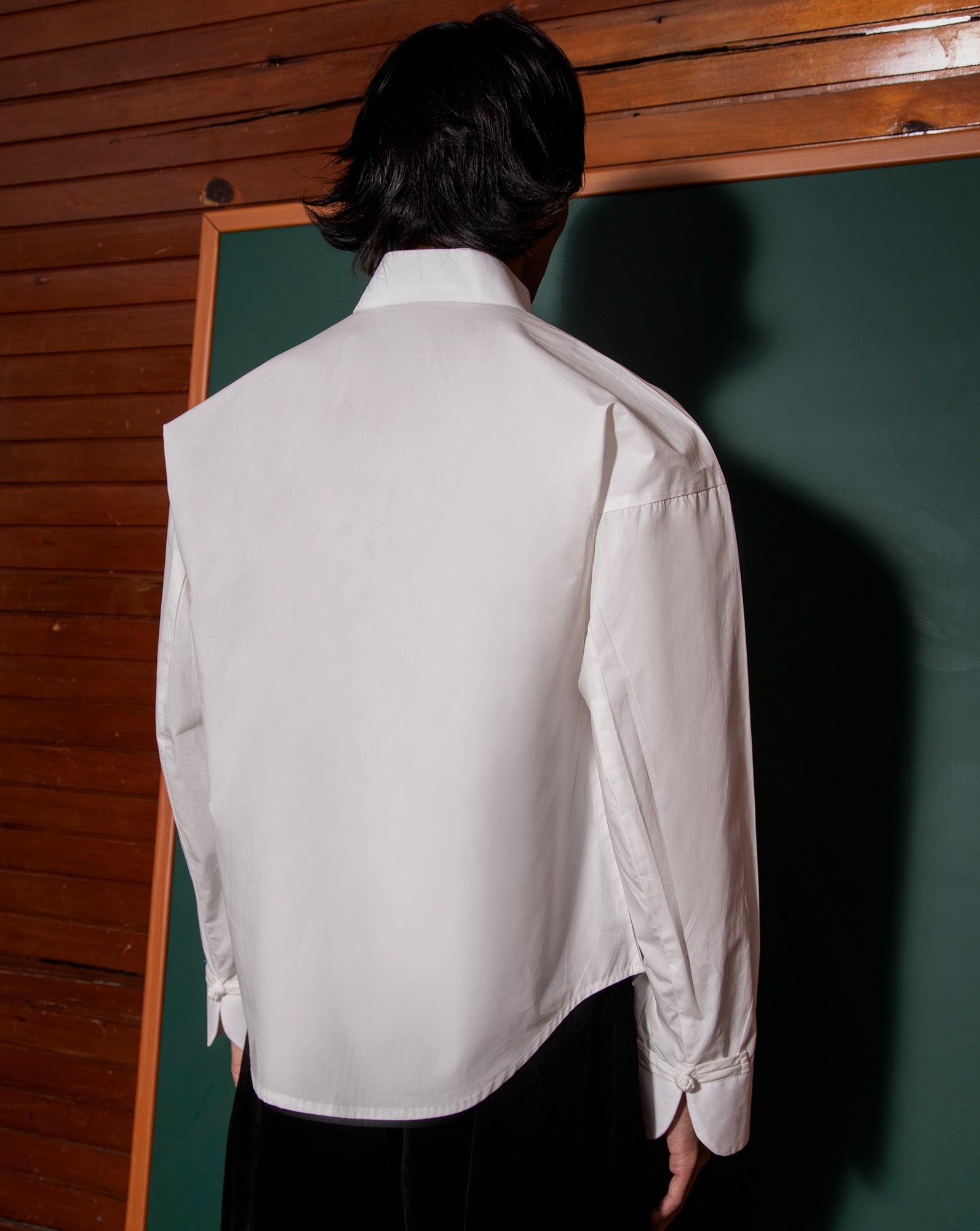 Kemeja Cekak Malaya (White) // Lobak Pants (Velvet)