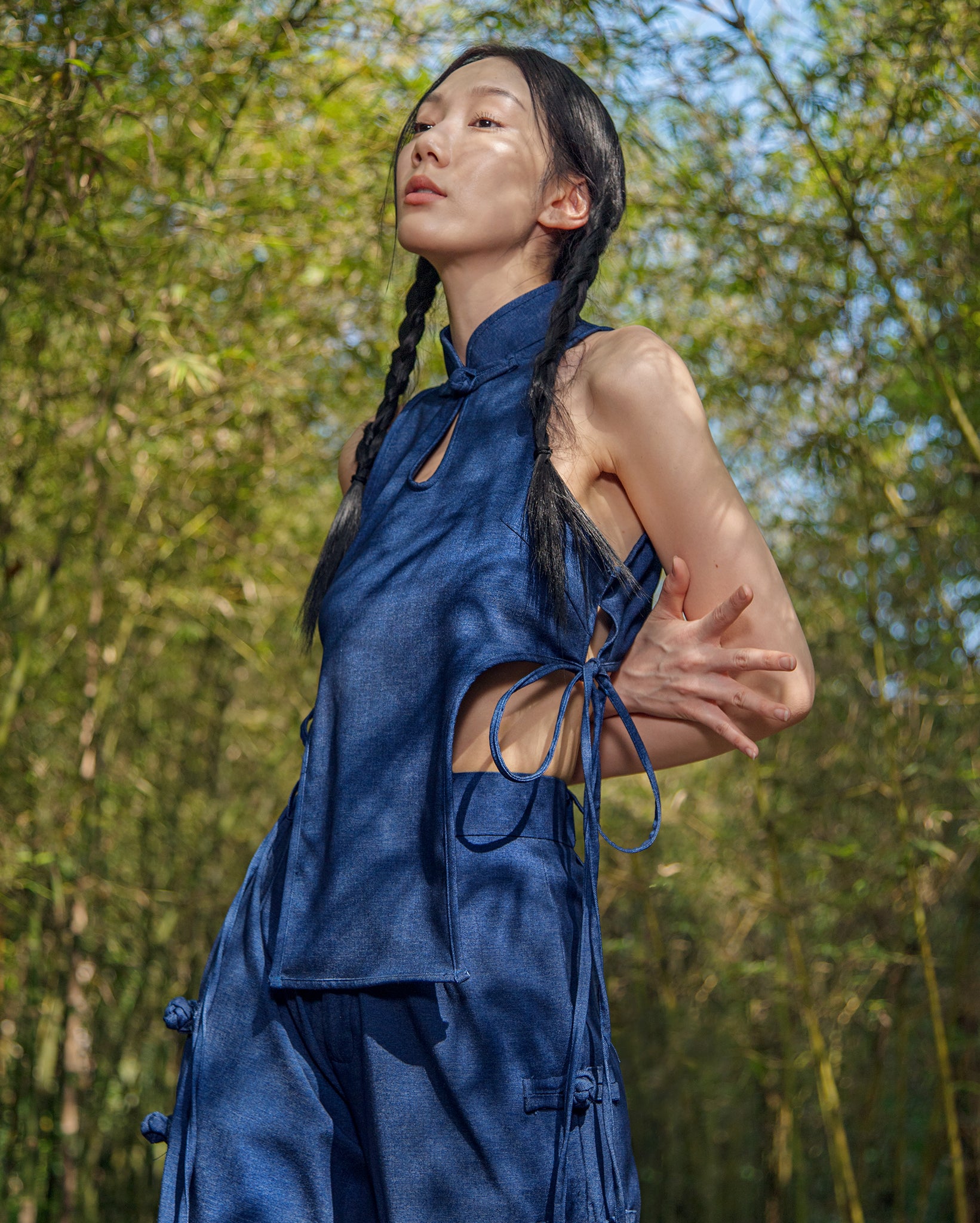 Qi Yi Lian (Dark Denim)