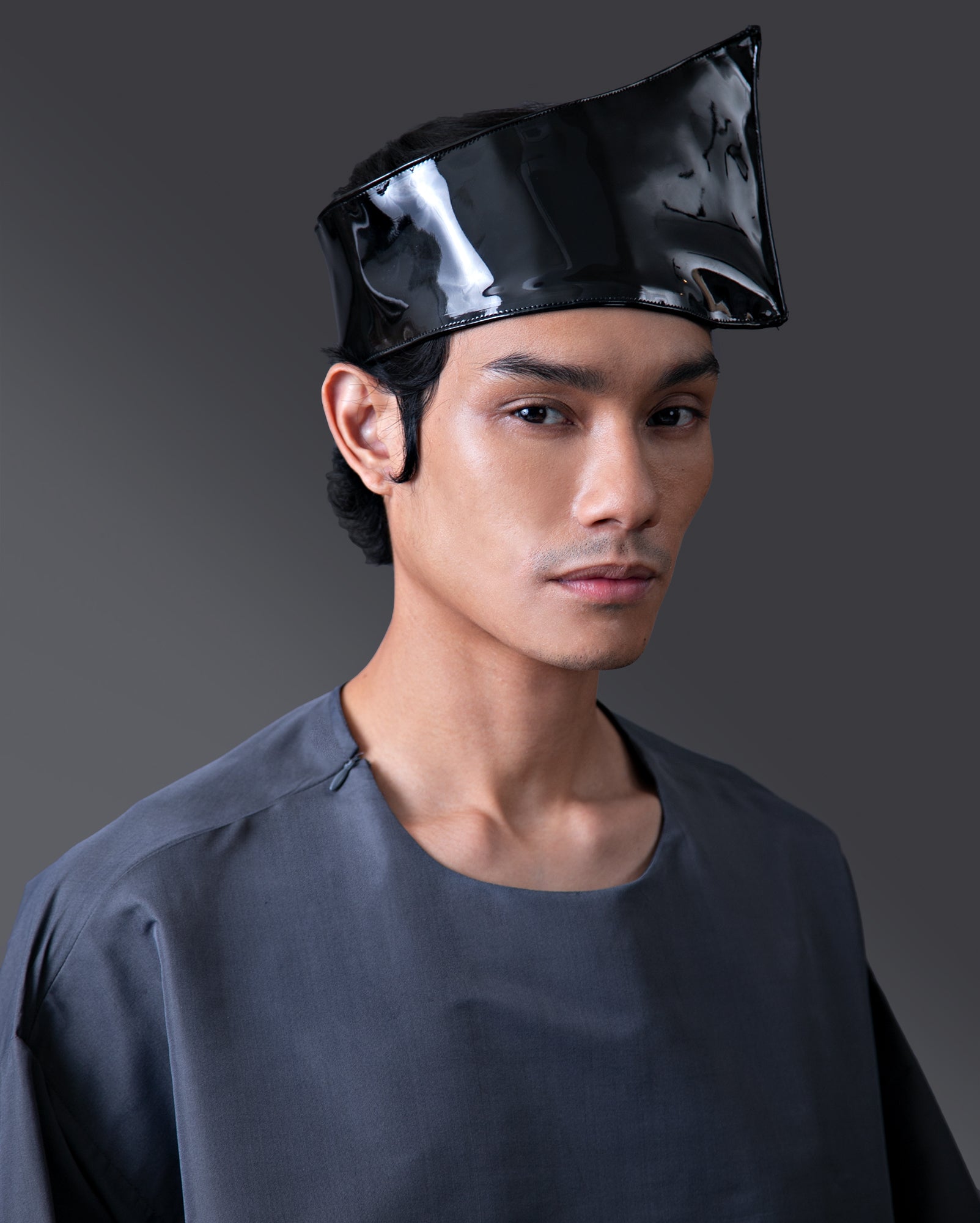 Kurta Melayu Oversaiz (Charcoal)