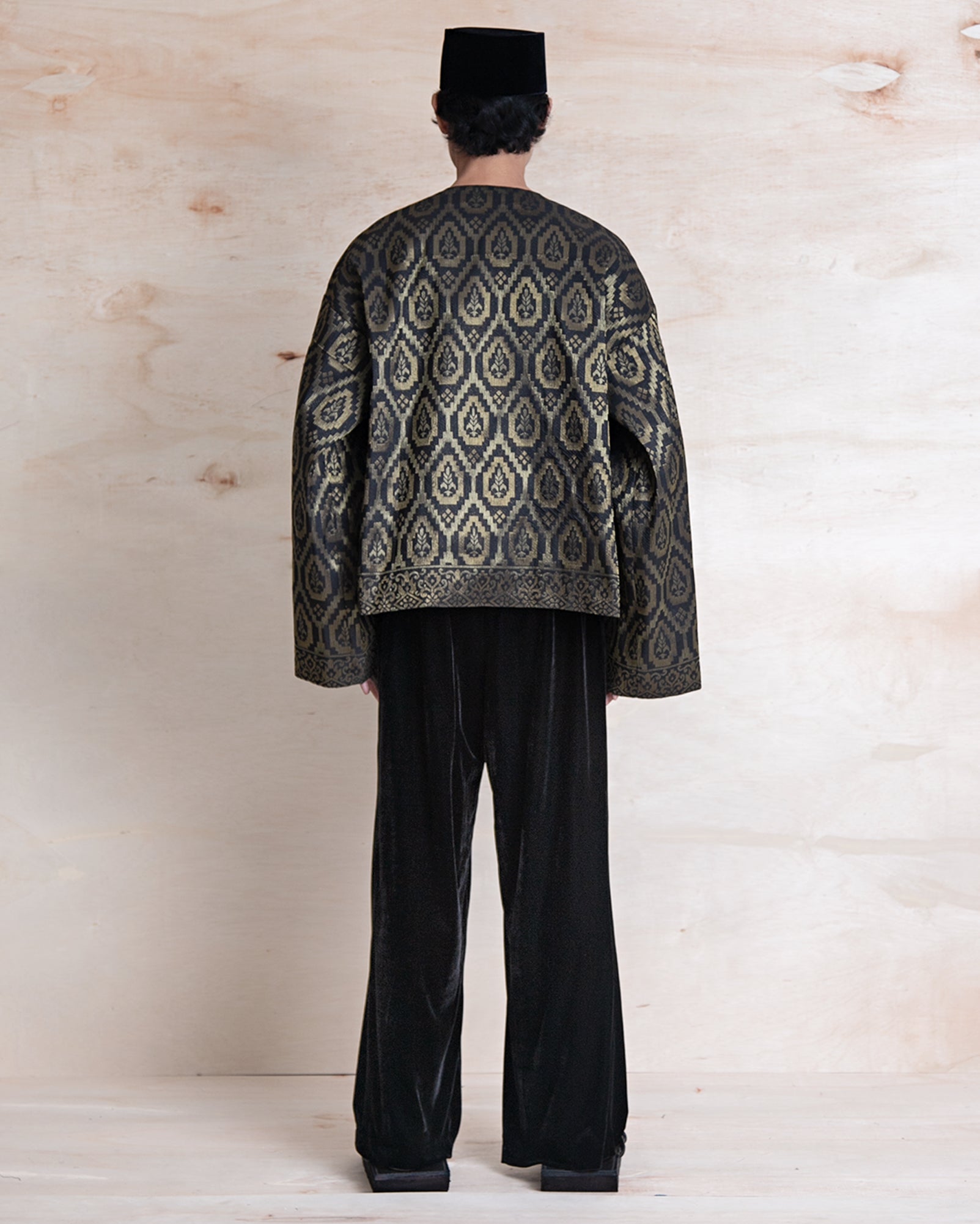 Baju Songket Teluk Belanga (Gold)