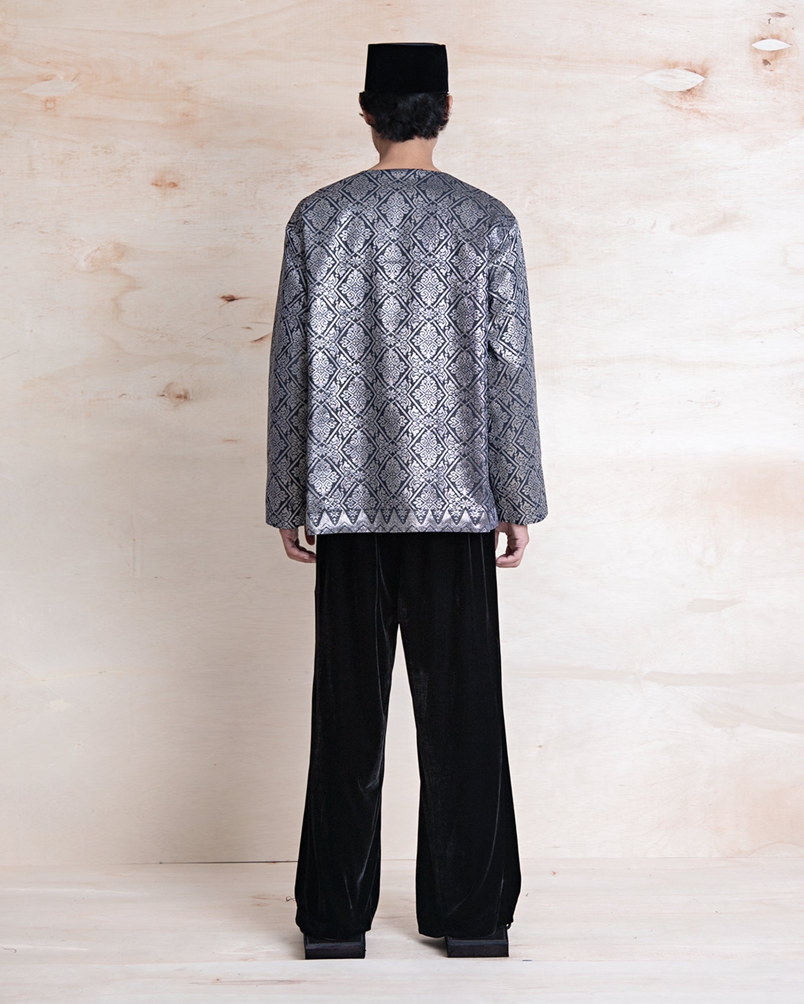 Baju Atas Songket (Silver)