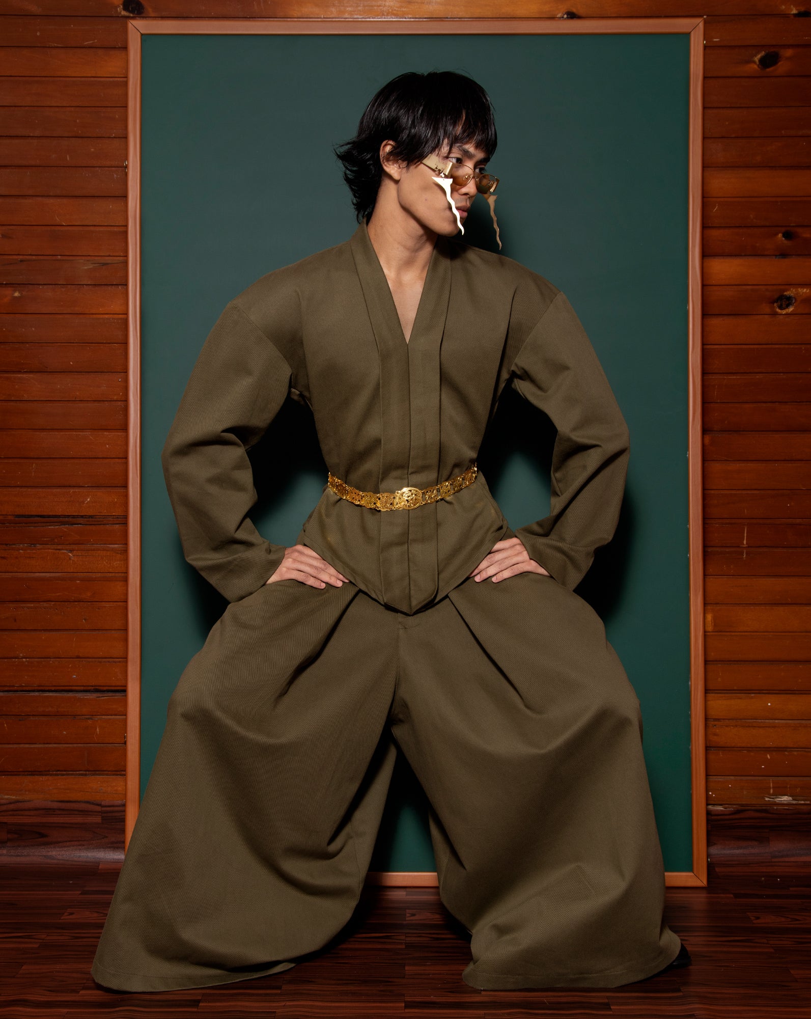 Kebaya Baba (Army)