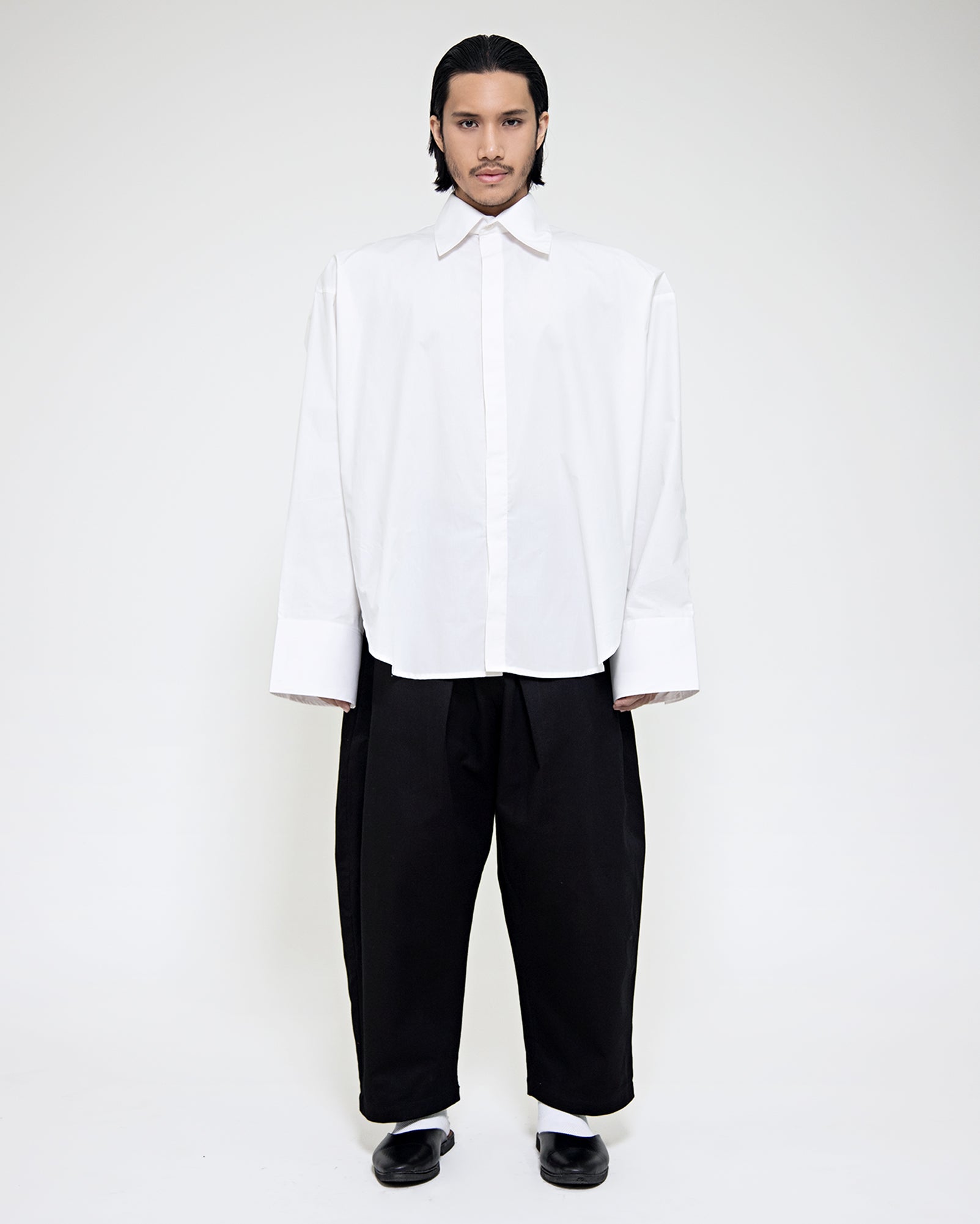 Kemeja Anjang / Lobak Pants (Black)