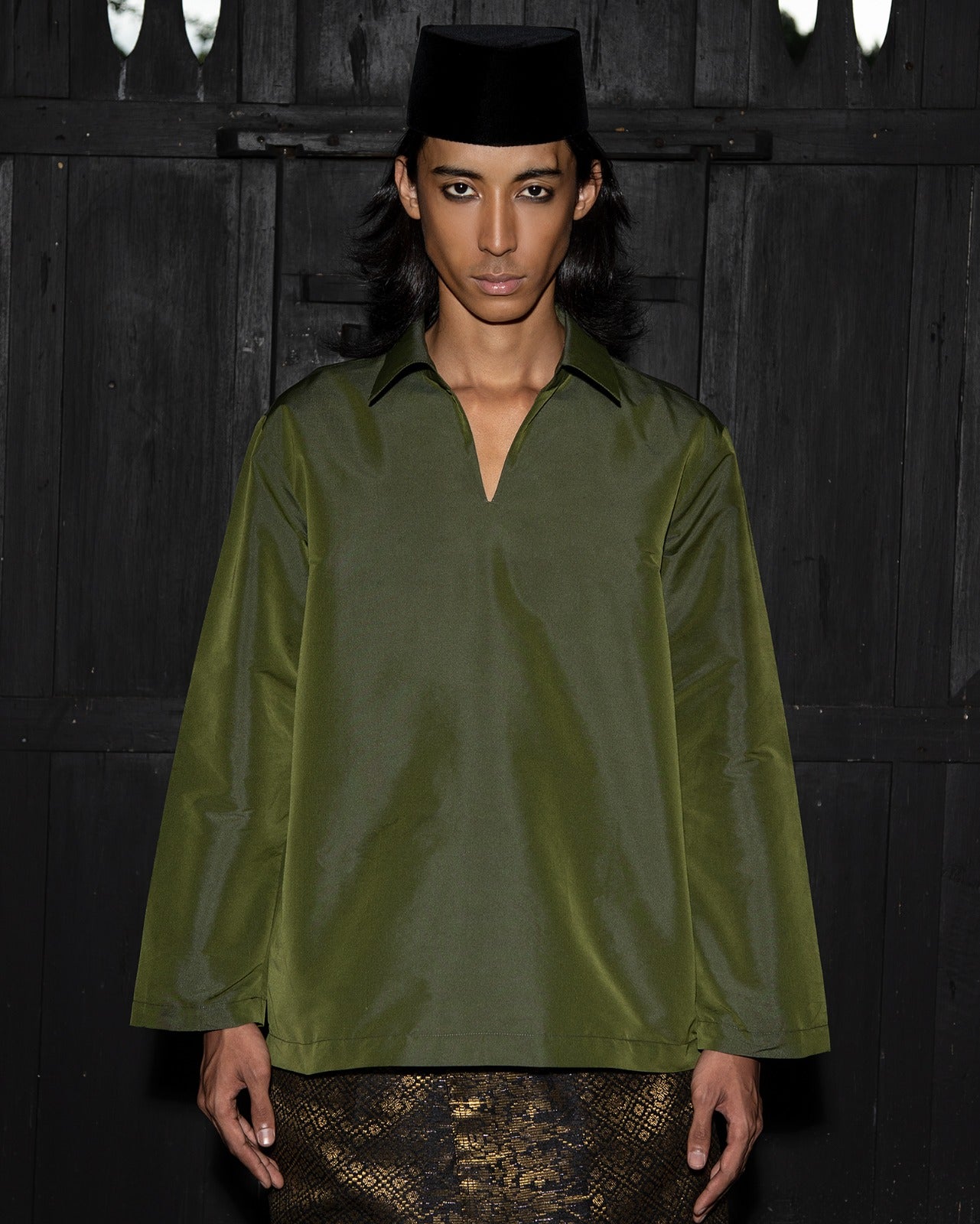 Baju Atas Teluk Tanjung (Olive)