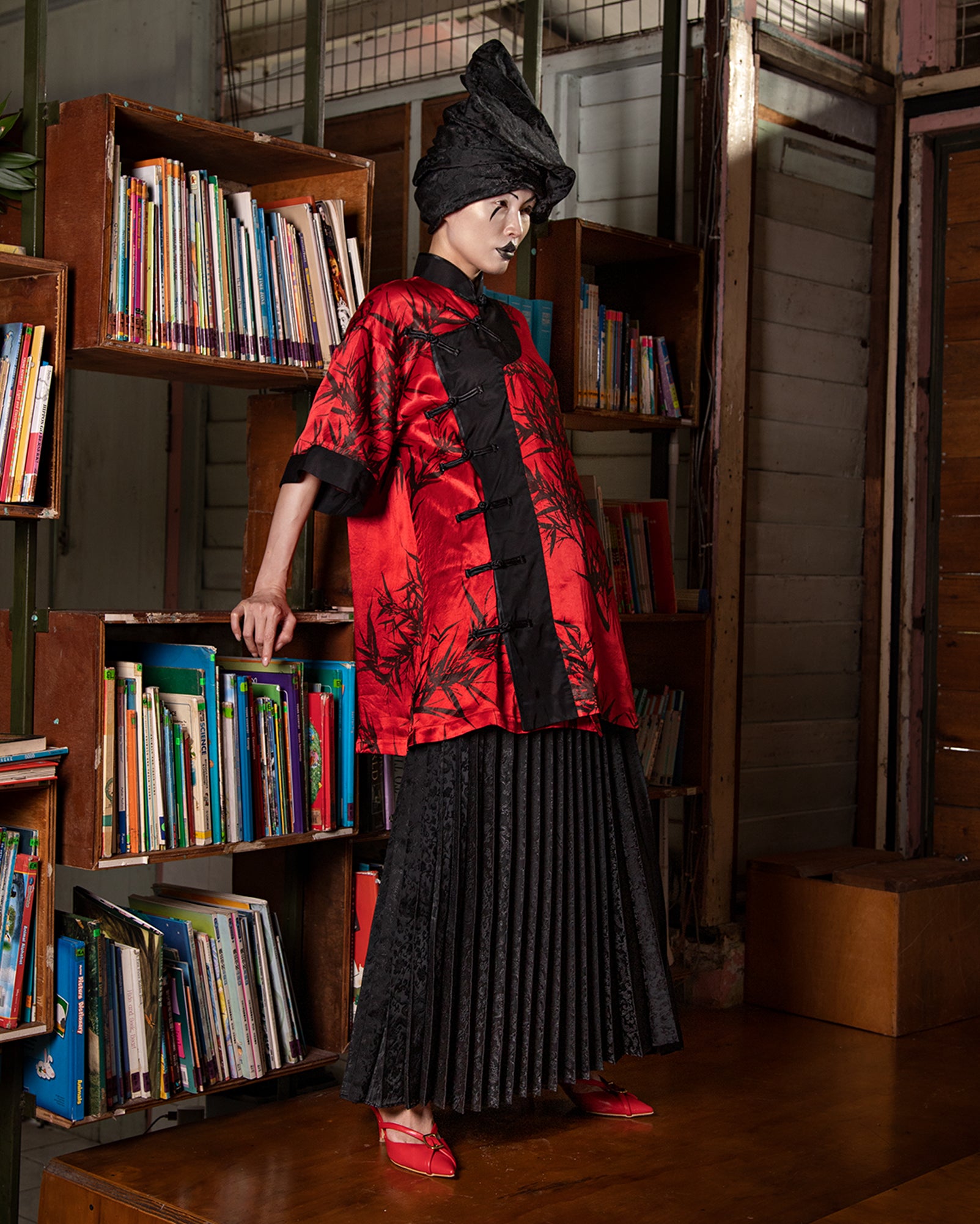 Qipao Bamboo (Red)