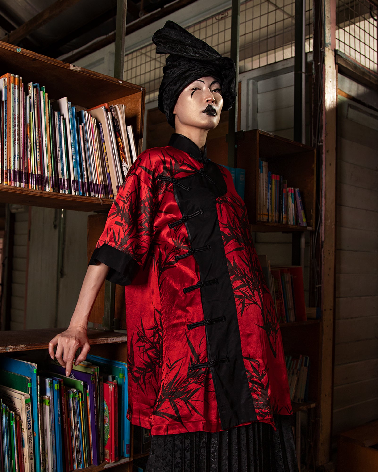 Qipao Bamboo (Red)