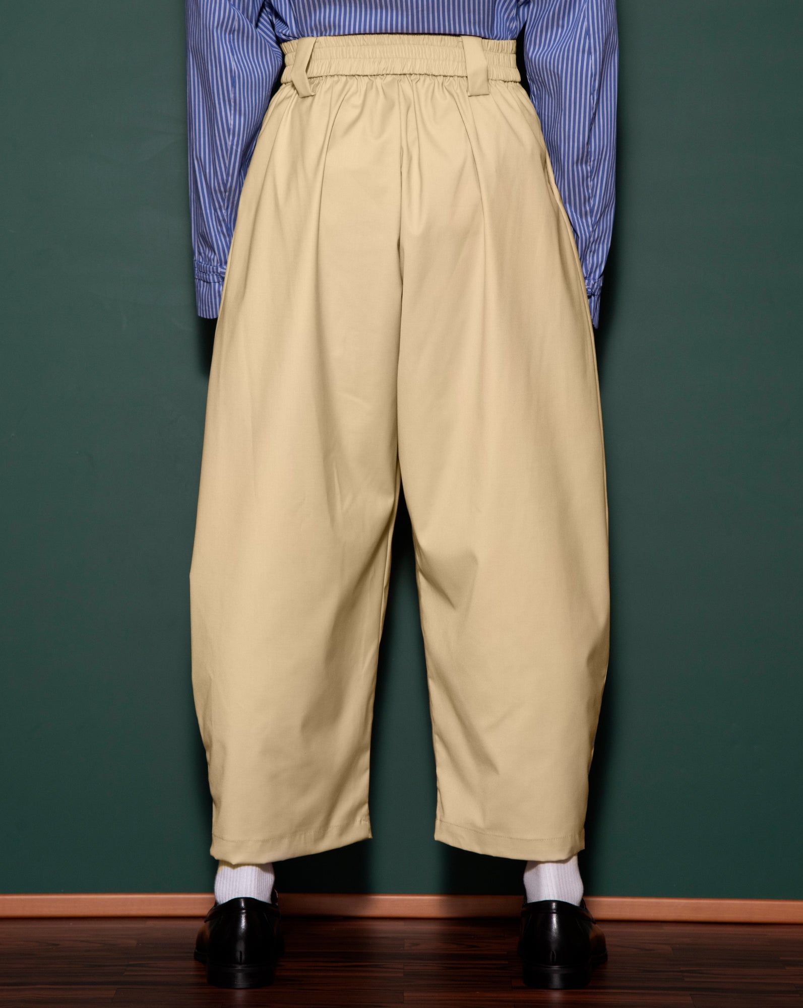 Kemeja Cekak Malaya (Blue Pinstripe)