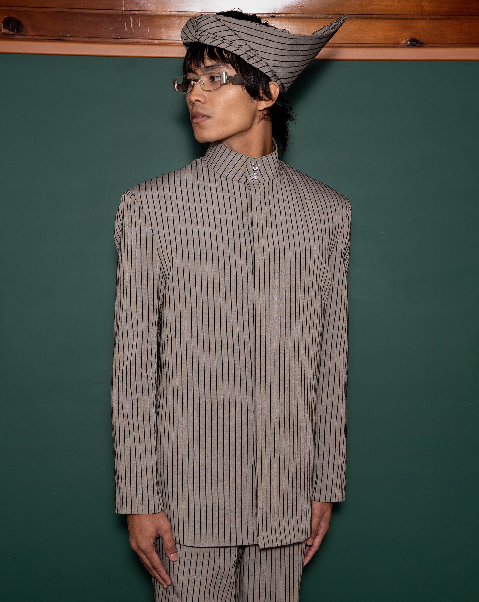 Suit Barat Malaya (Velvet Pinstripes)