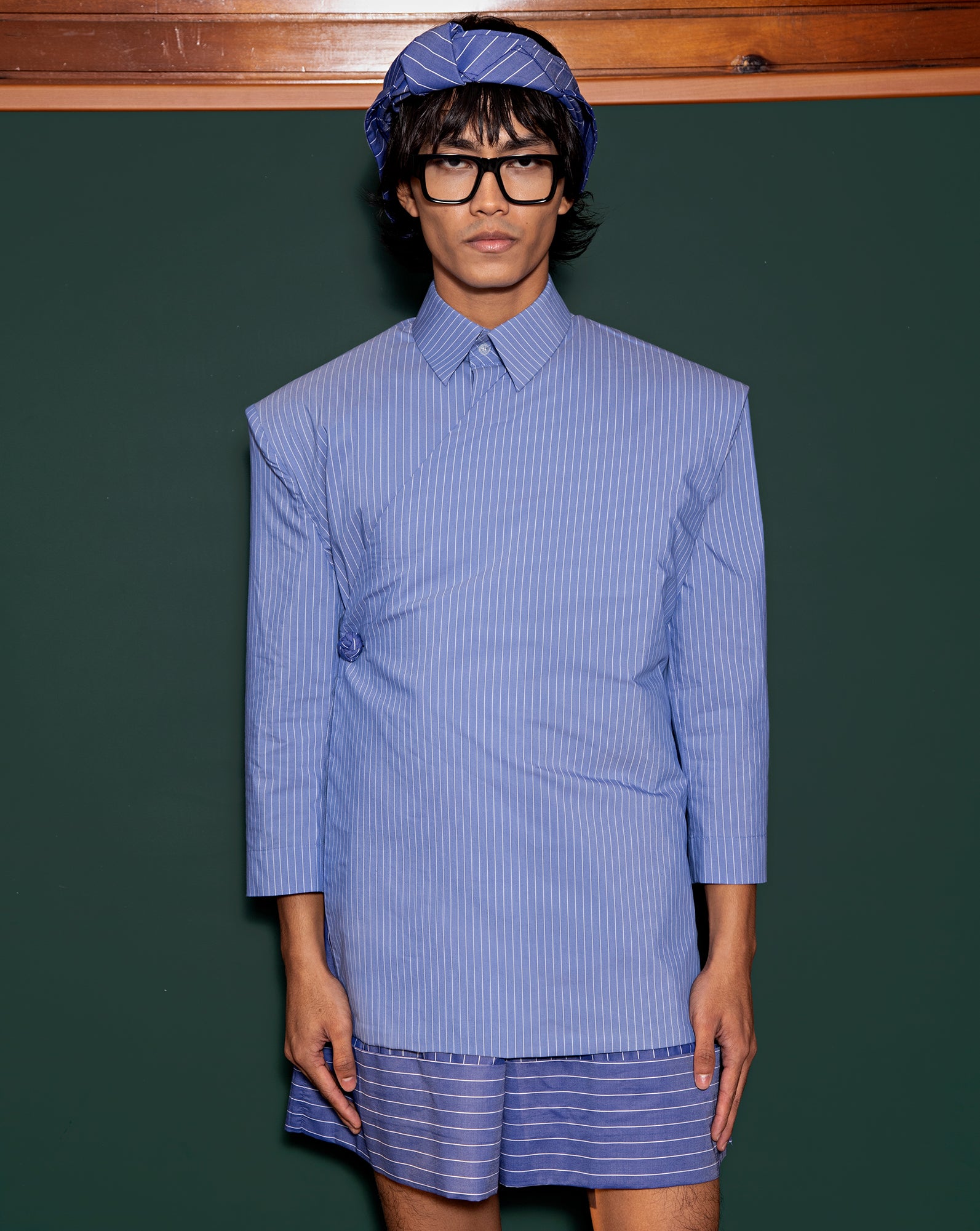 Selempang Vest (Jalur Biru Putih)