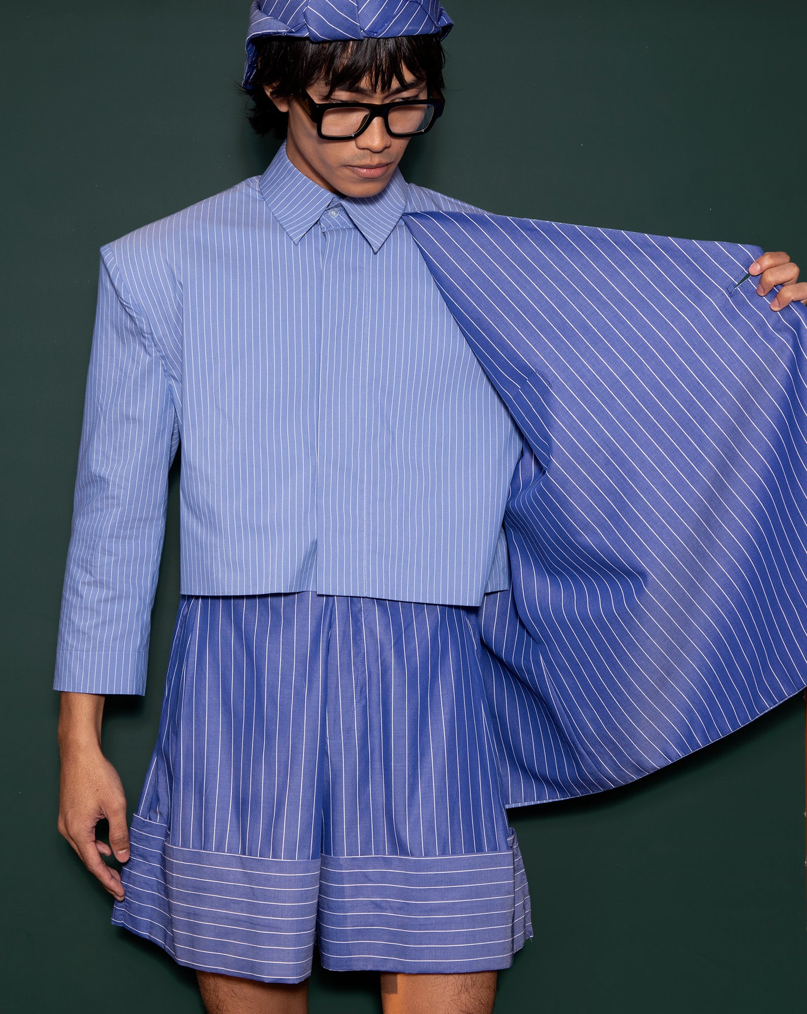 Selempang Vest (Jalur Biru Putih)