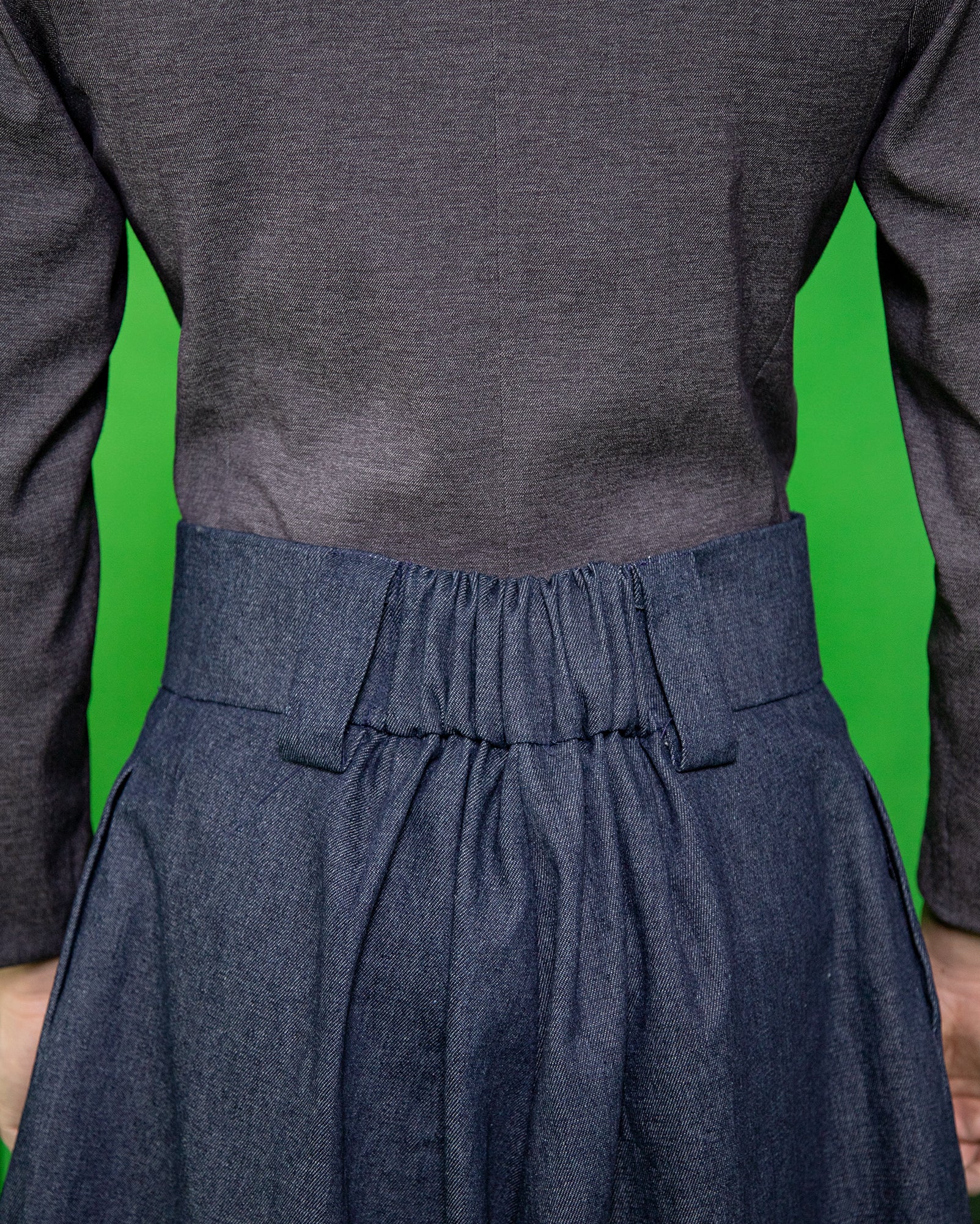 Sudirman Suit Shirt (Grey Denim)