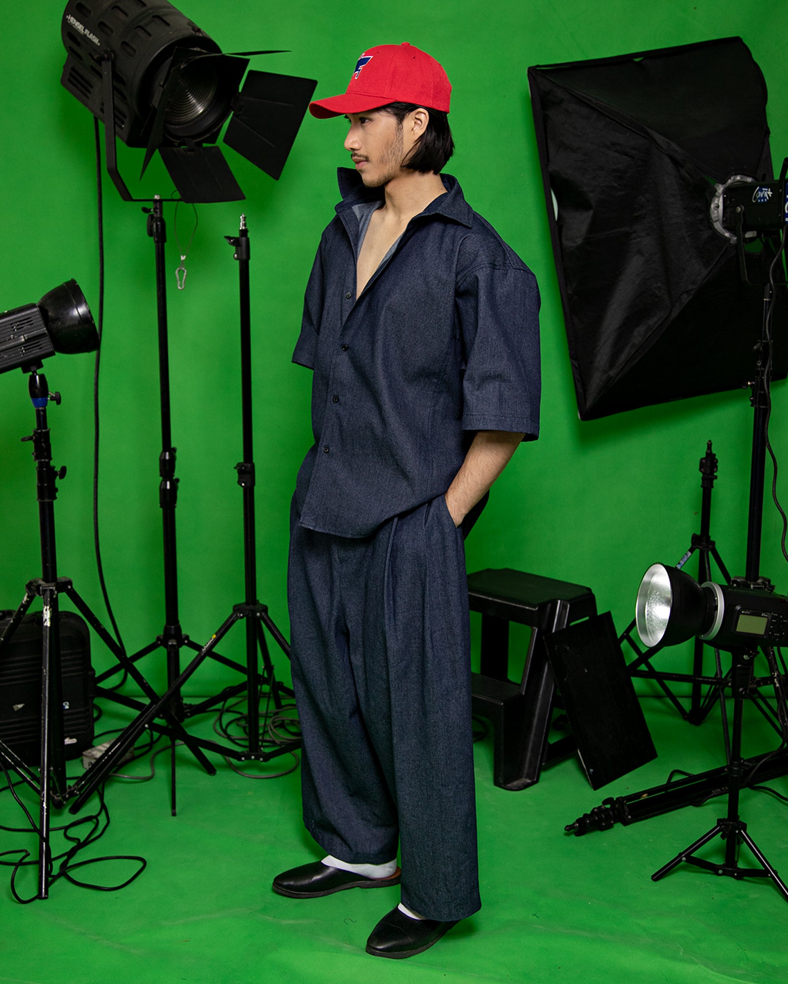 Mahkota Shirt (Navy Denim)