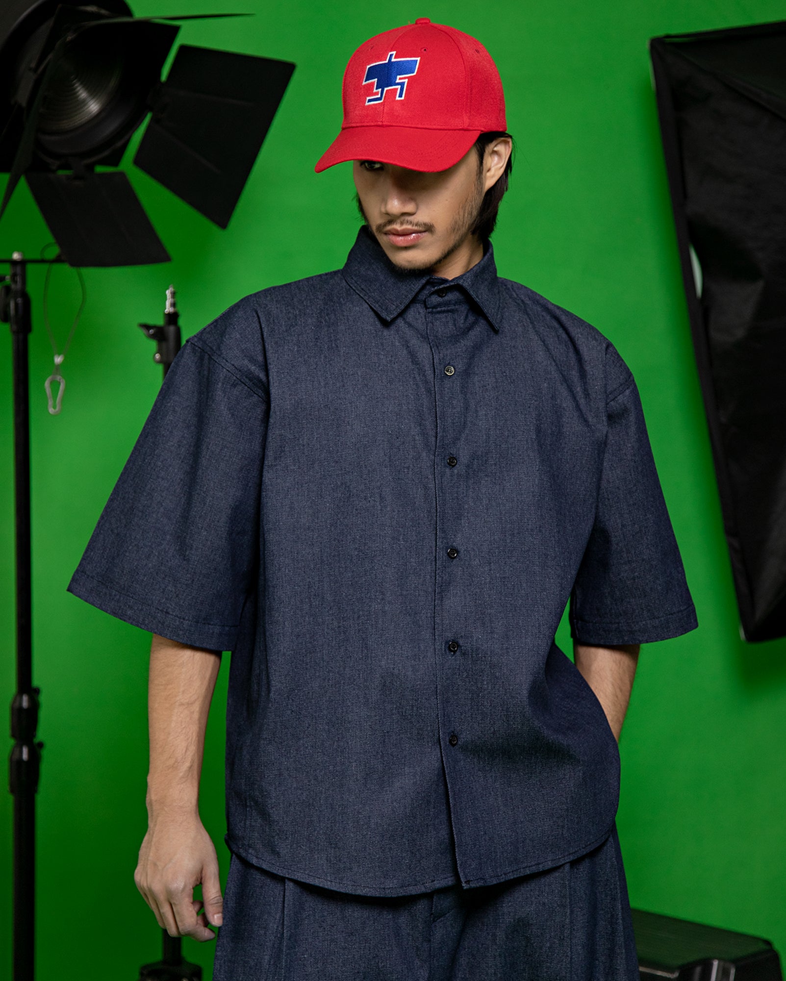 Mahkota Shirt (Navy Denim)
