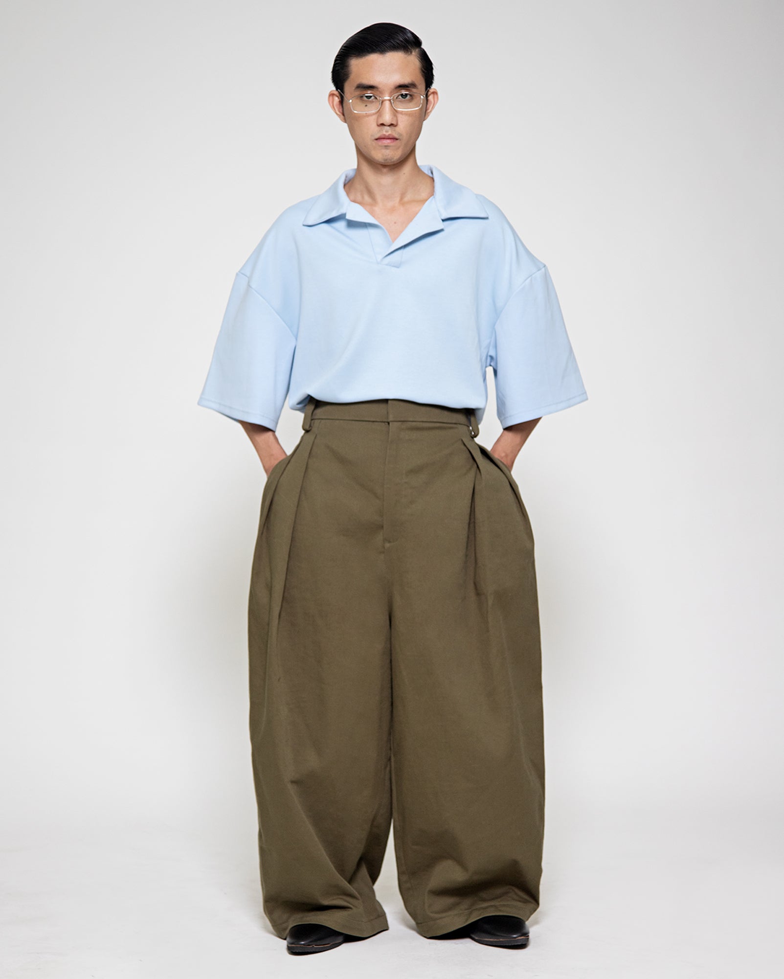 Polo Jersey (Sky) / Ramlee Pants (Army)