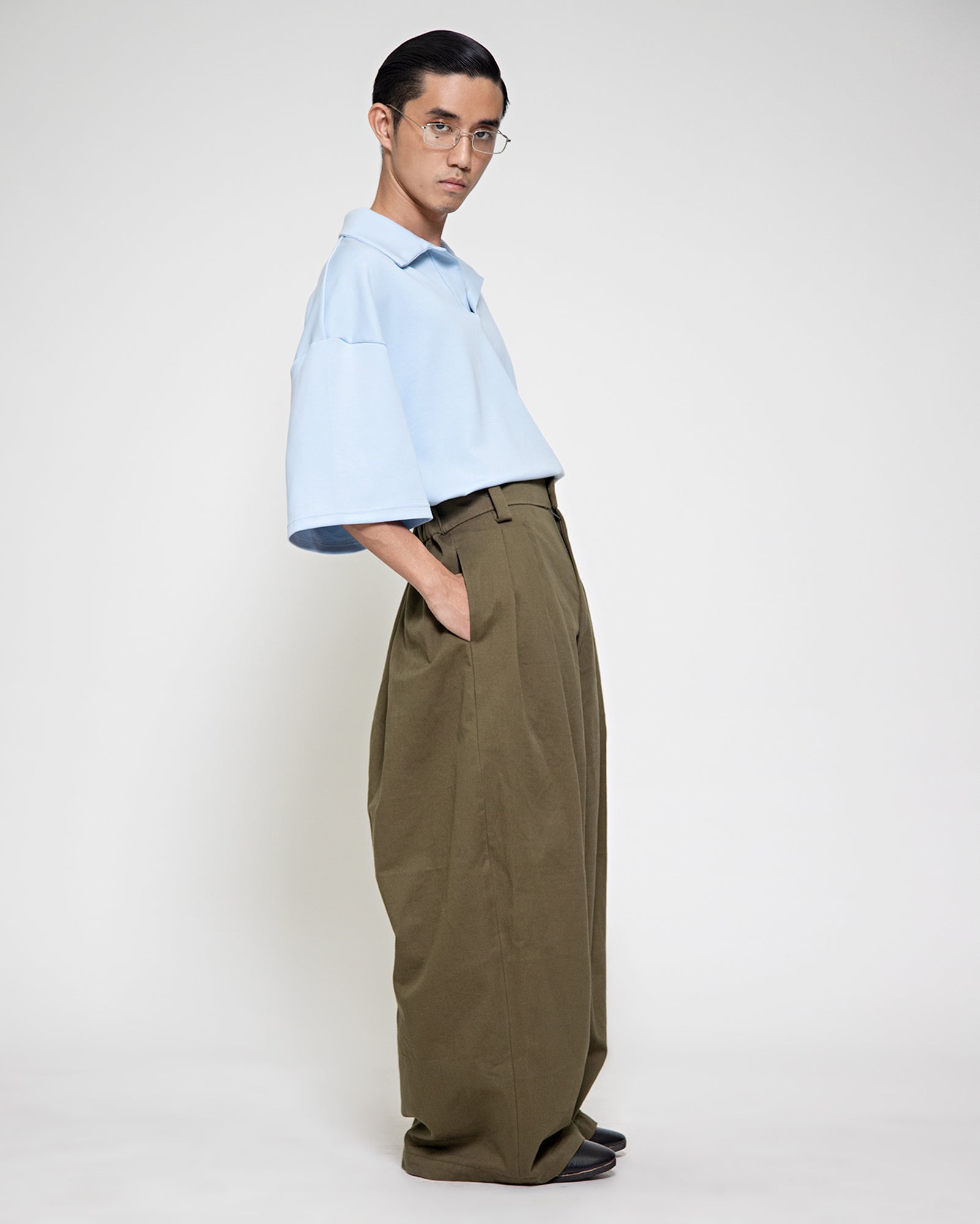 Polo Jersey (Sky) / Ramlee Pants (Army)