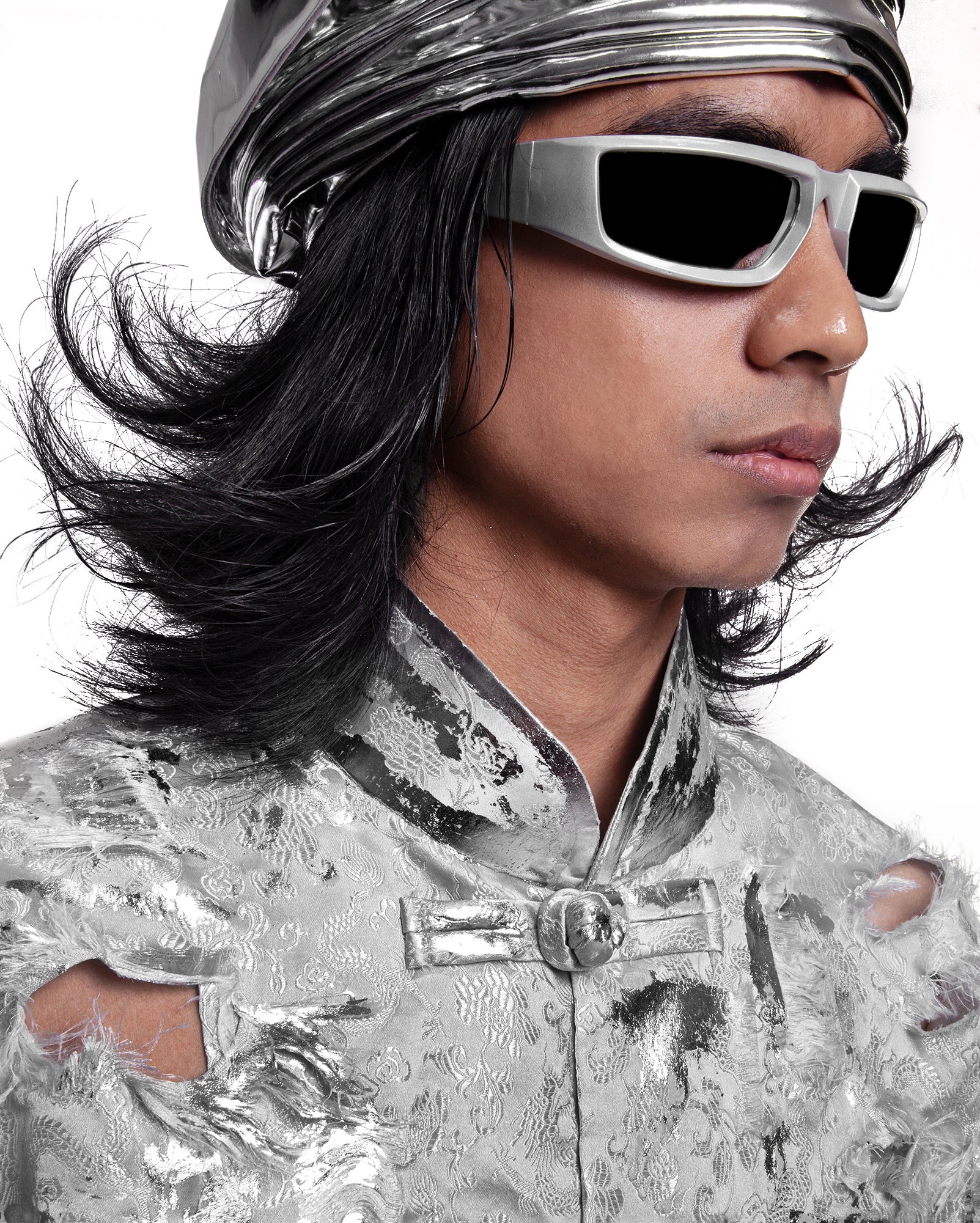 Magua Oversaiz Tenun Naga (Silver)