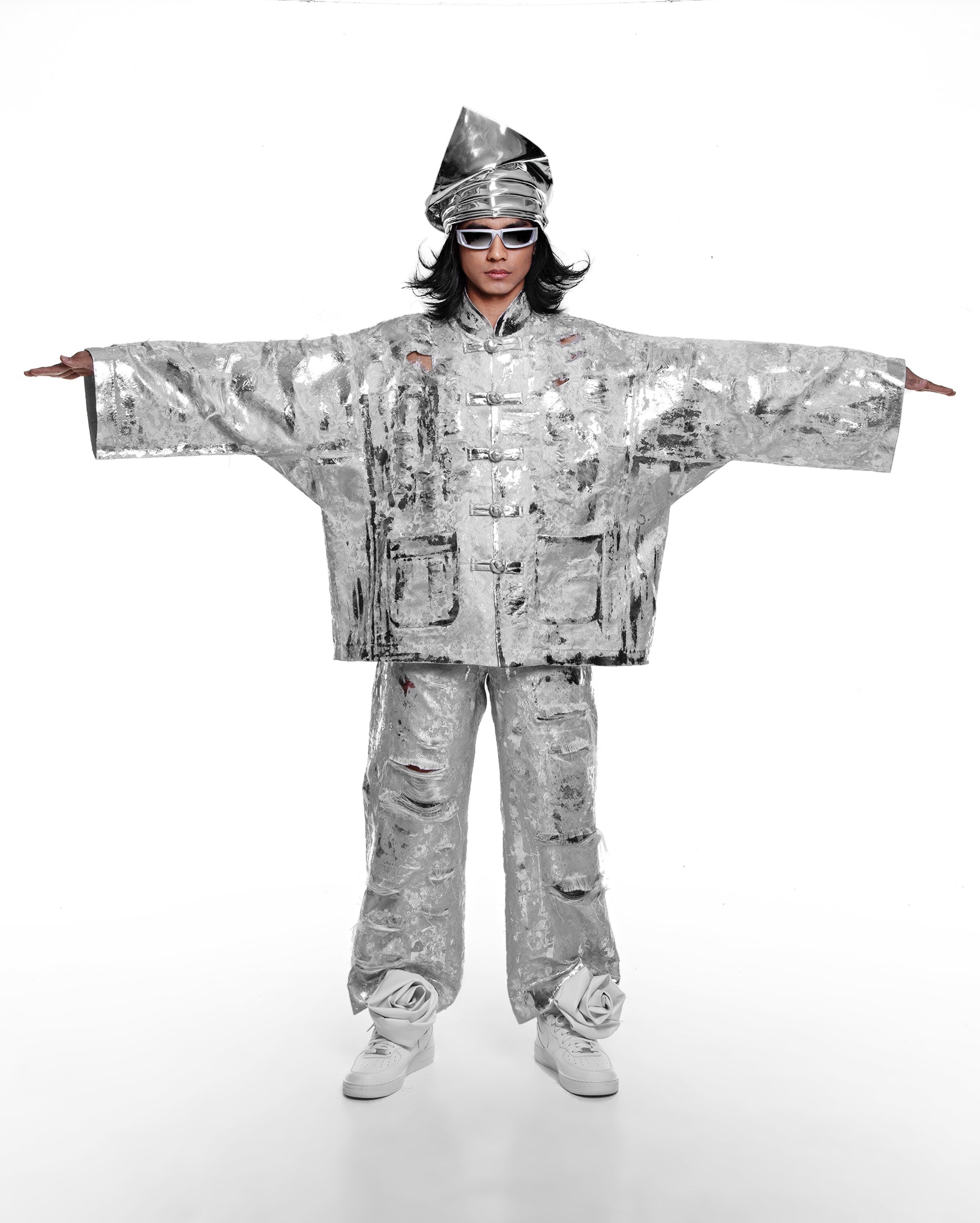 Magua Oversaiz Tenun Naga (Silver)