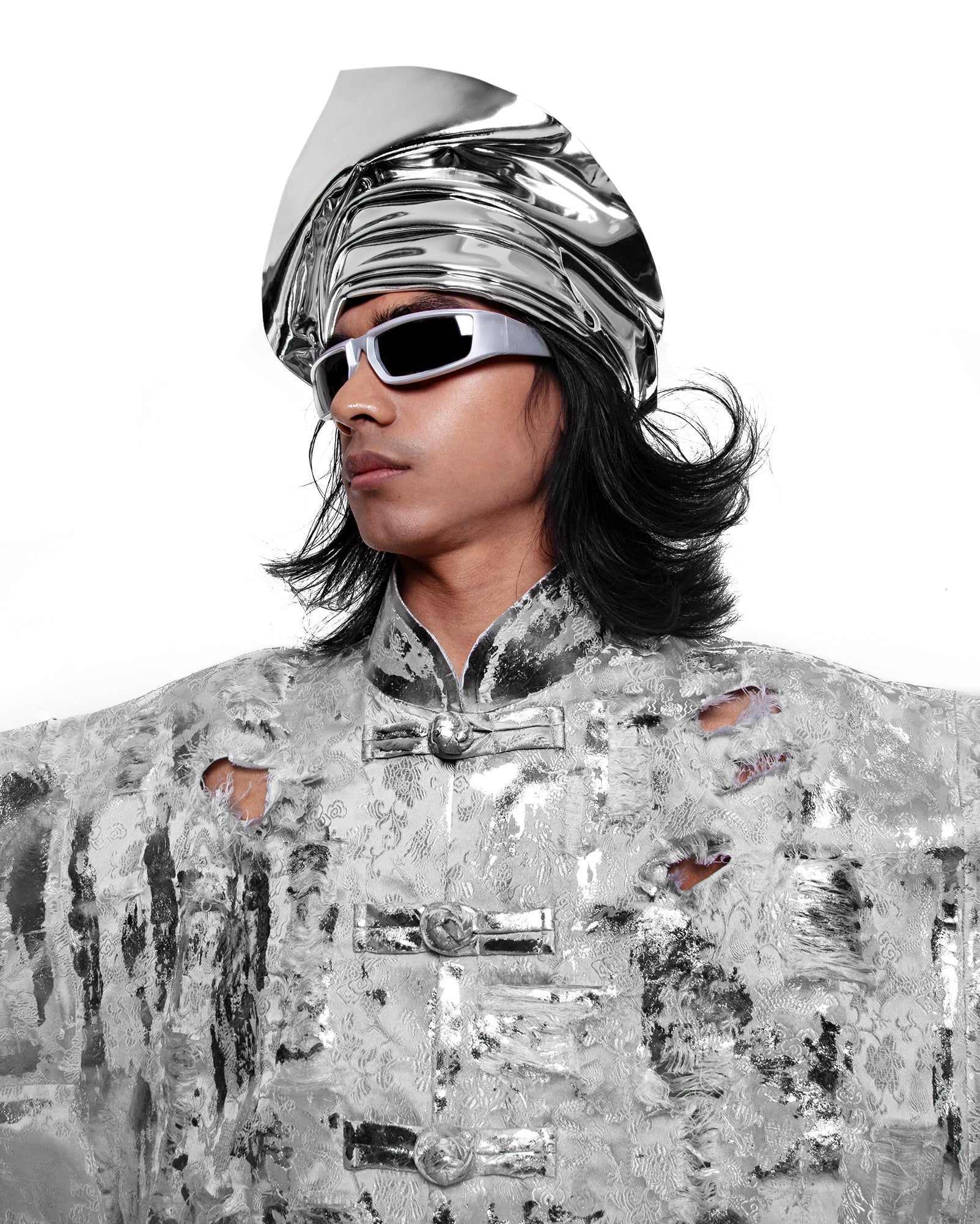 Magua Oversaiz Tenun Naga (Silver)