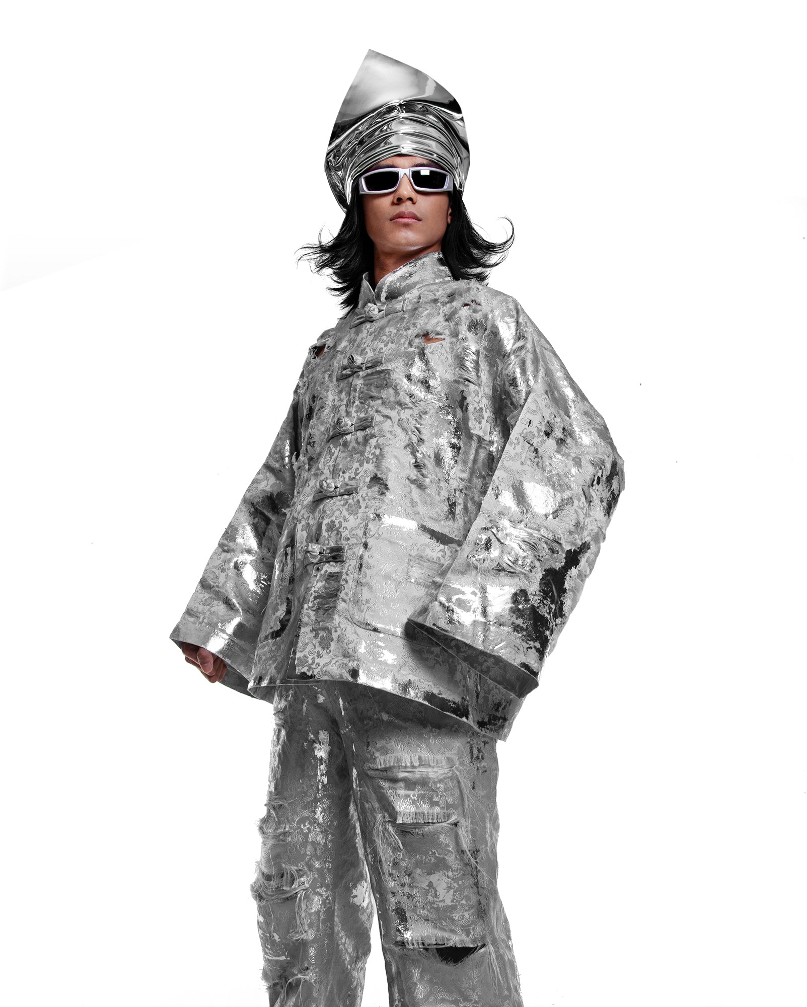 Magua Oversaiz Tenun Naga (Silver)