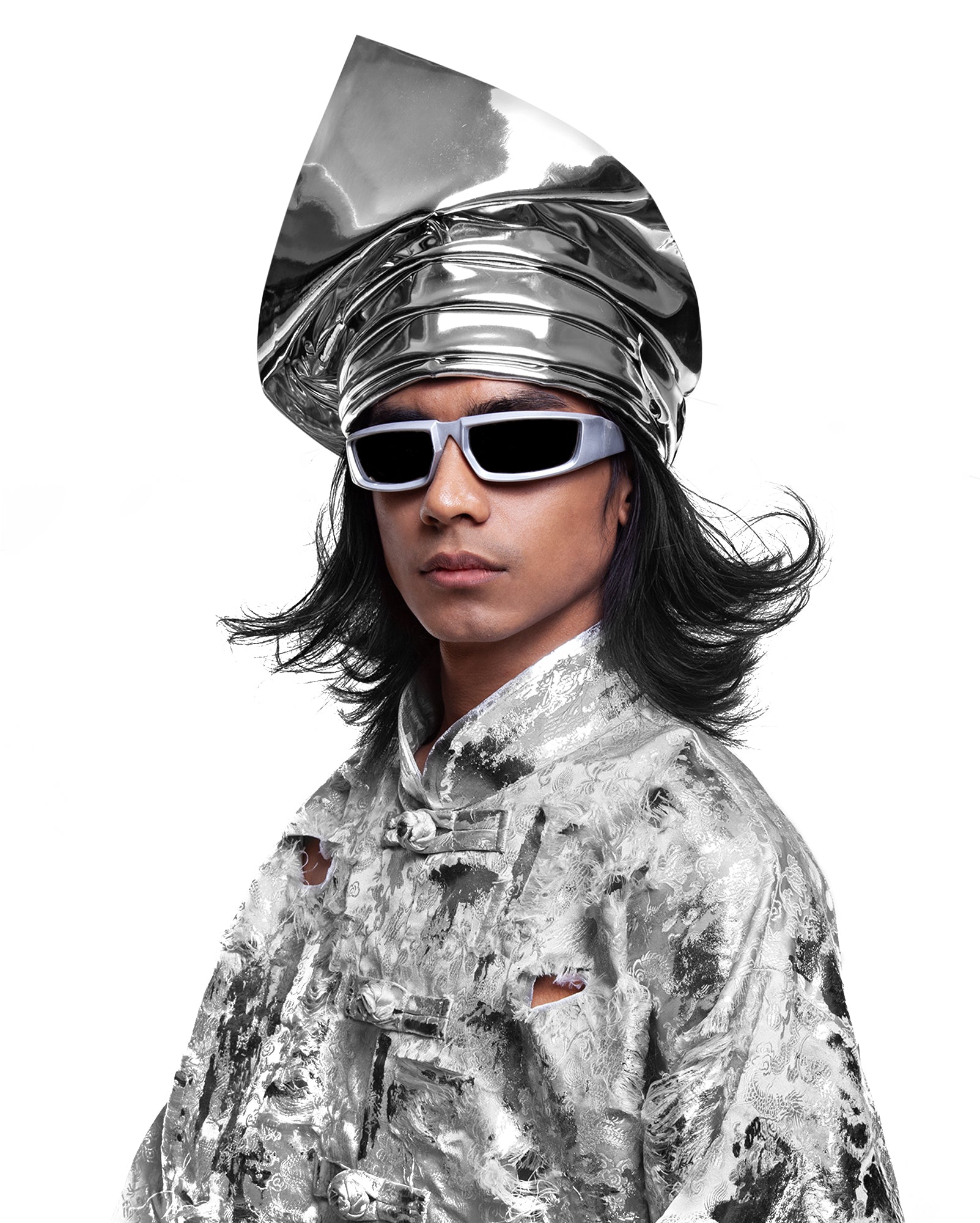 Magua Oversaiz Tenun Naga (Silver)