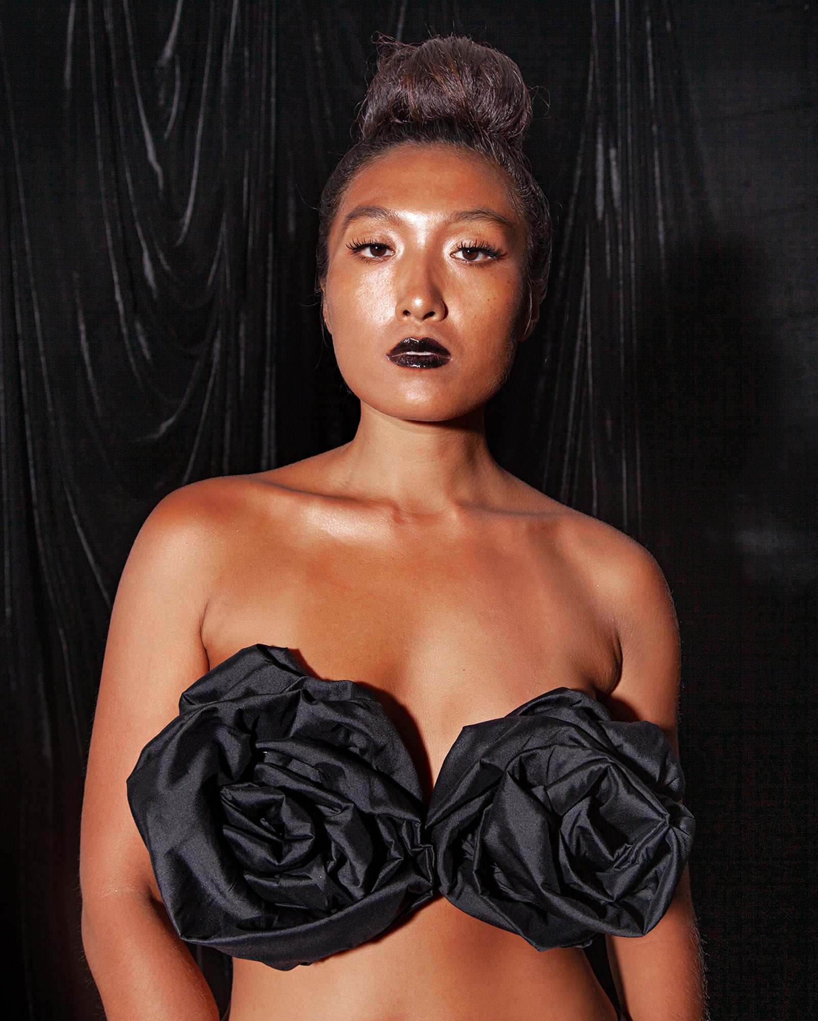 Rose Bandeau (Black)