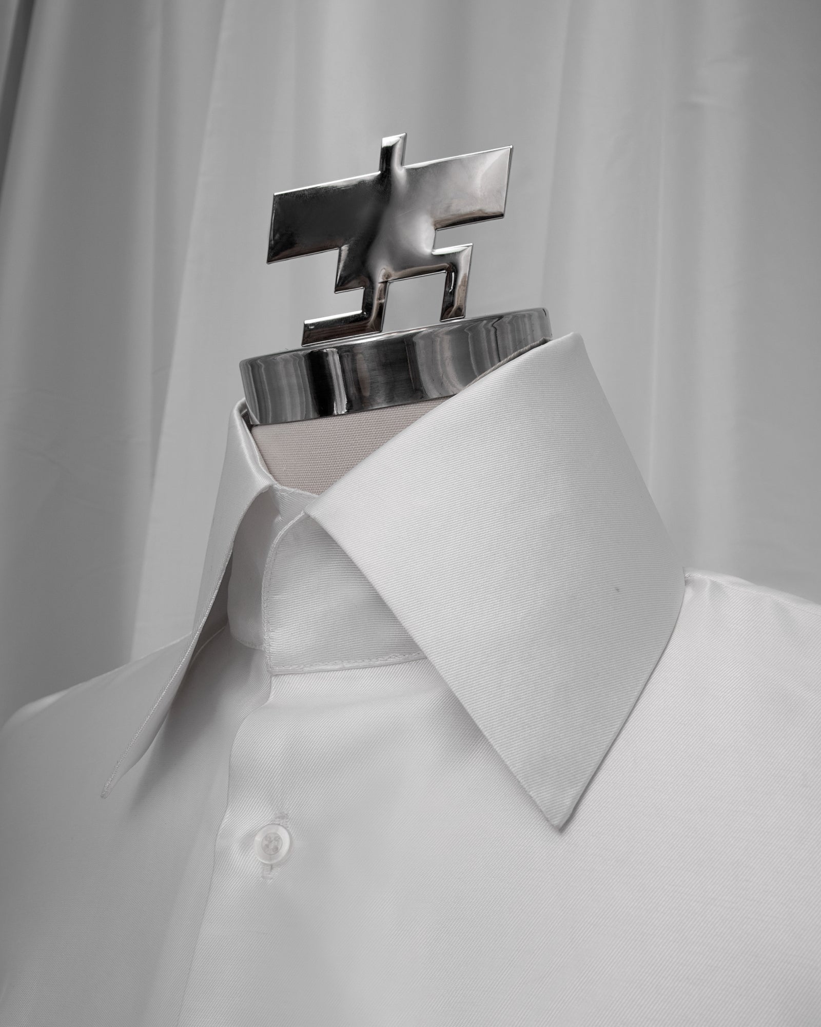 Gaun Kemeja Oversaiz (Taffeta)