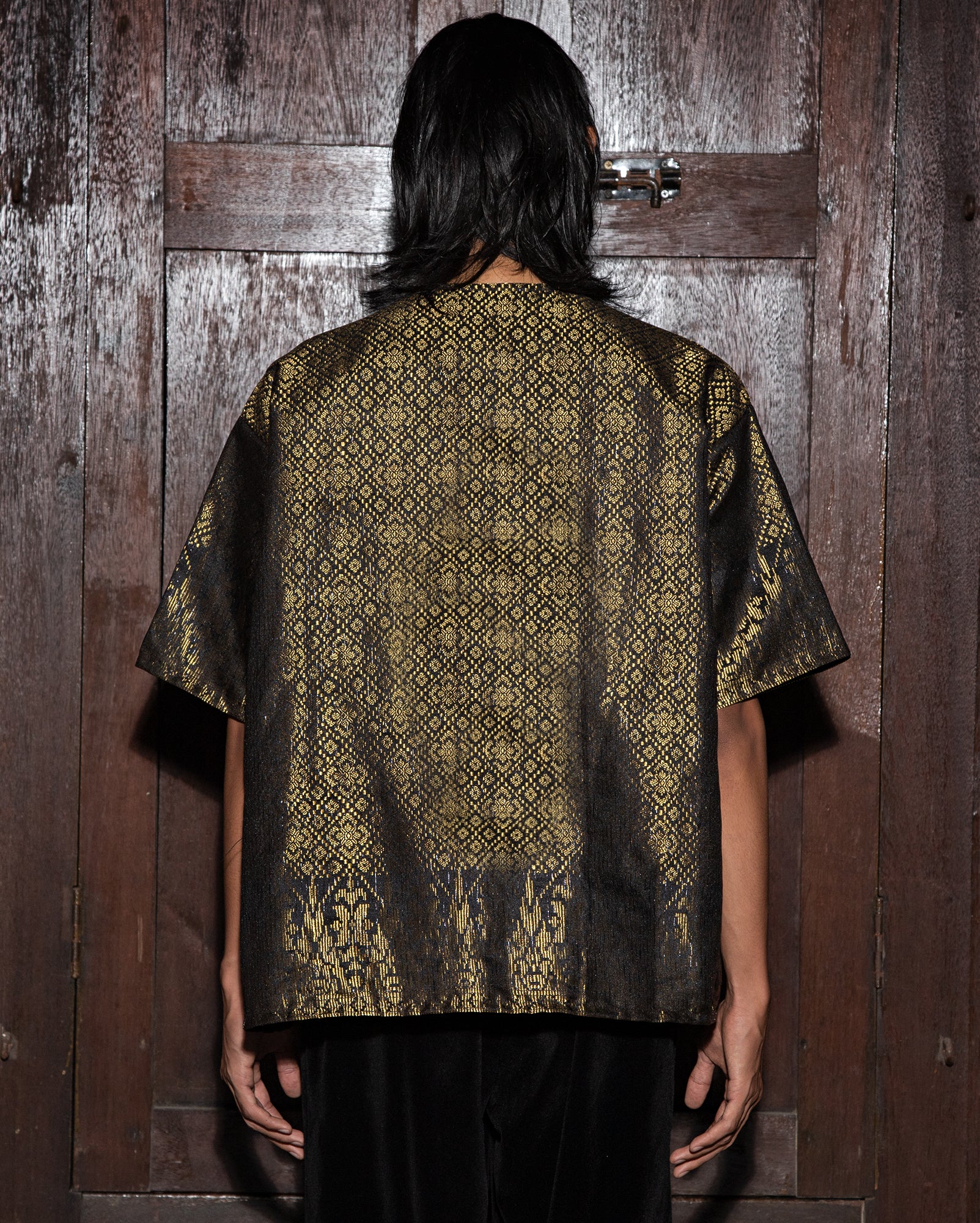 Kurta Songket Pendek (Gold)