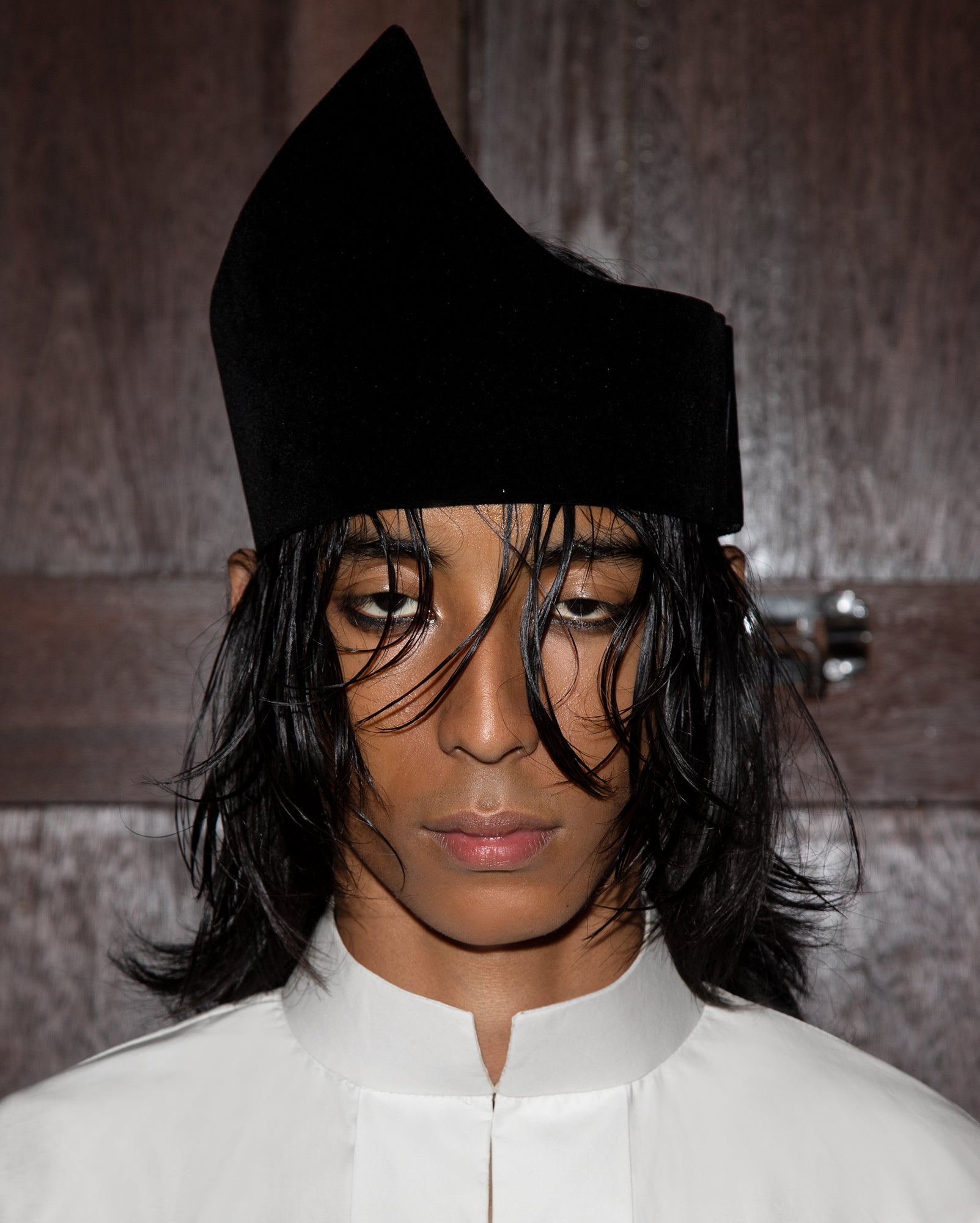 Baju Nehru Teluk Kelepek (White)