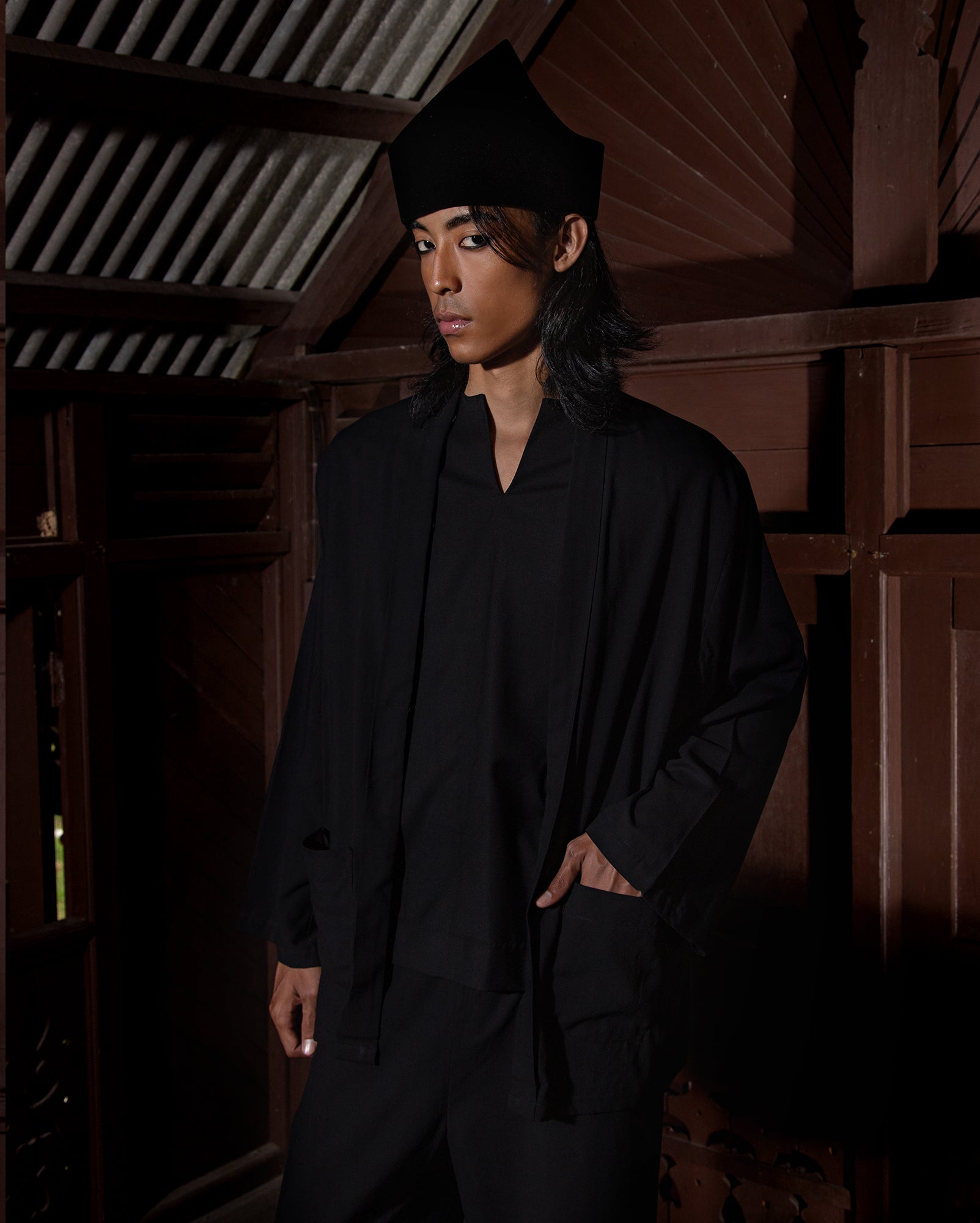Kebaya Lelaki (Black)