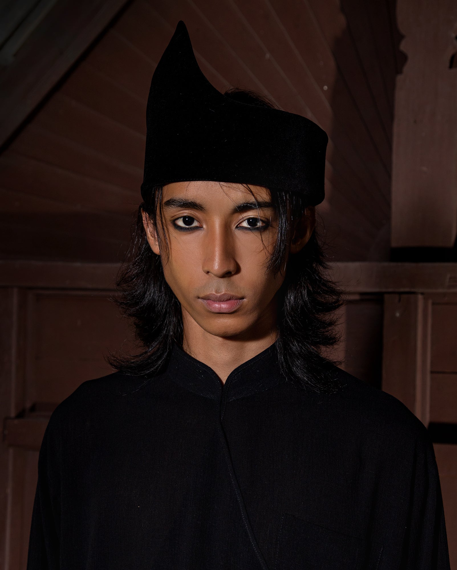 Baju Silang (Black Chiffon)