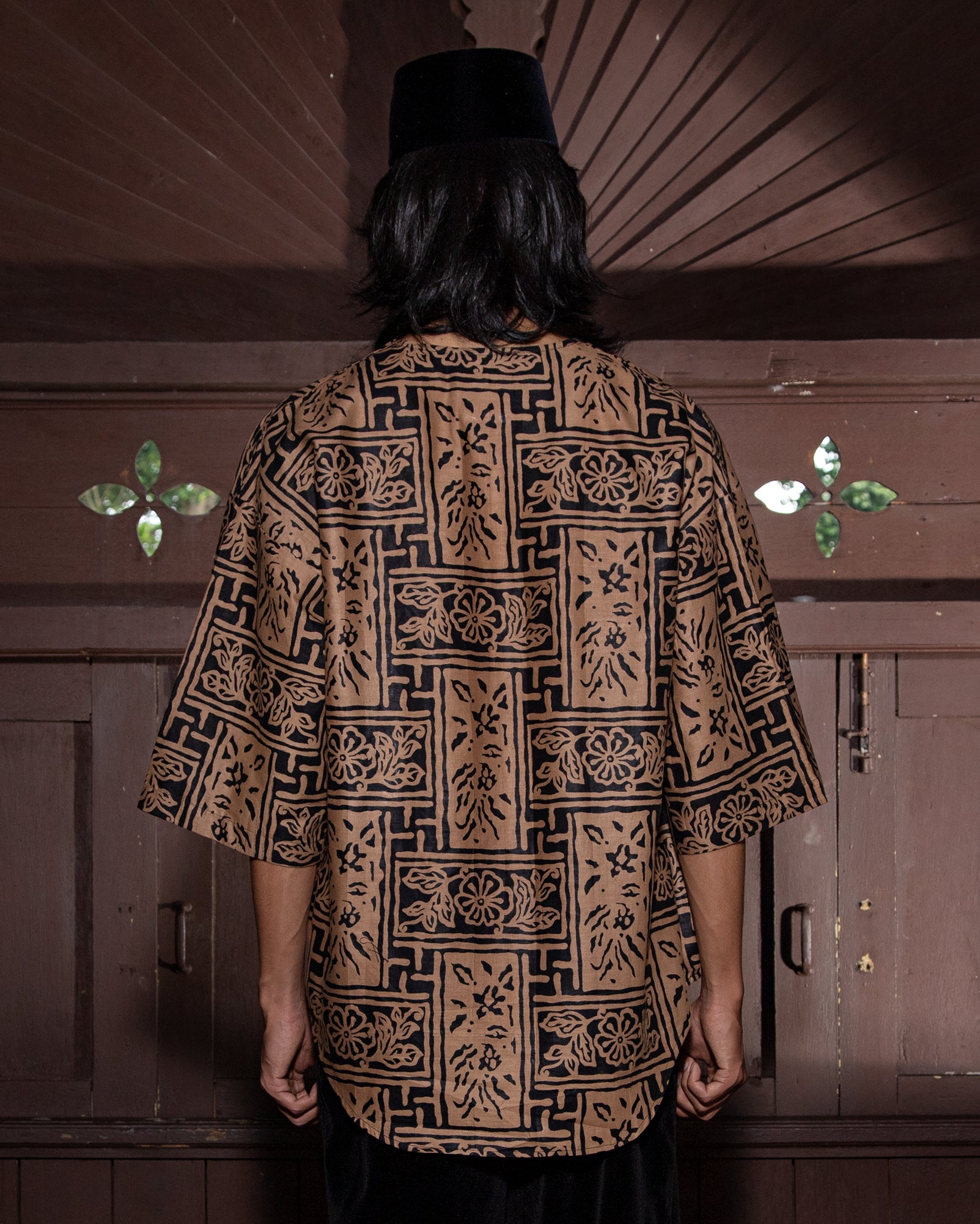 Baju Kedah Batik Jubin