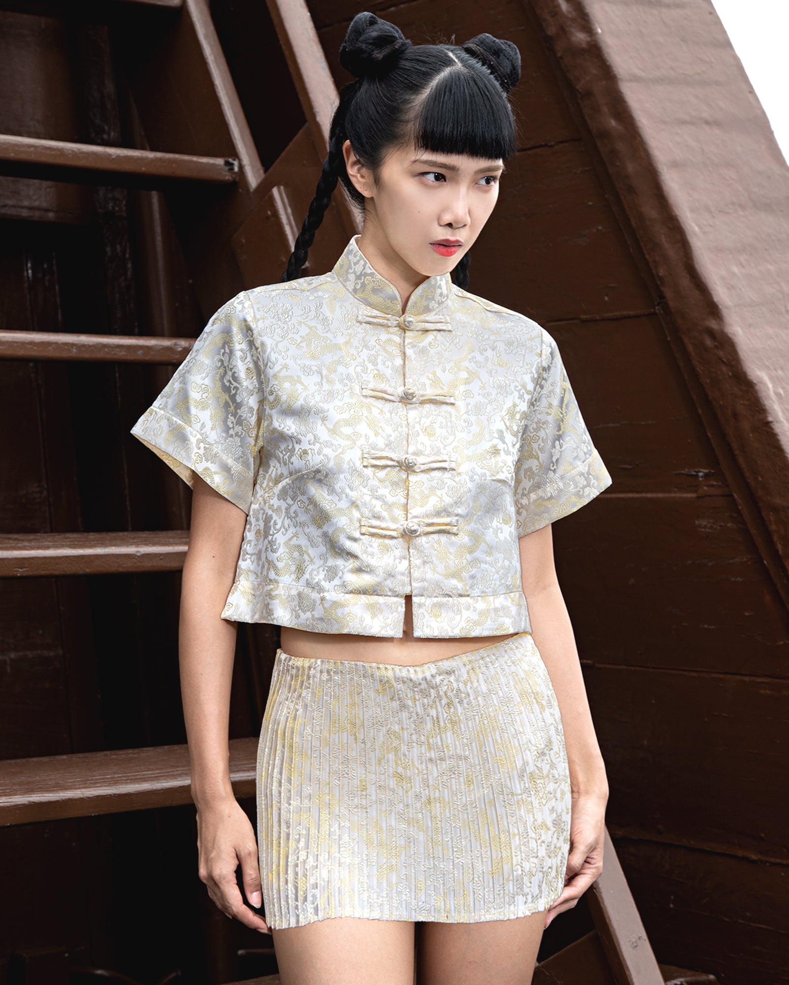 Baju Tang Krop (White Sun Dragon)
