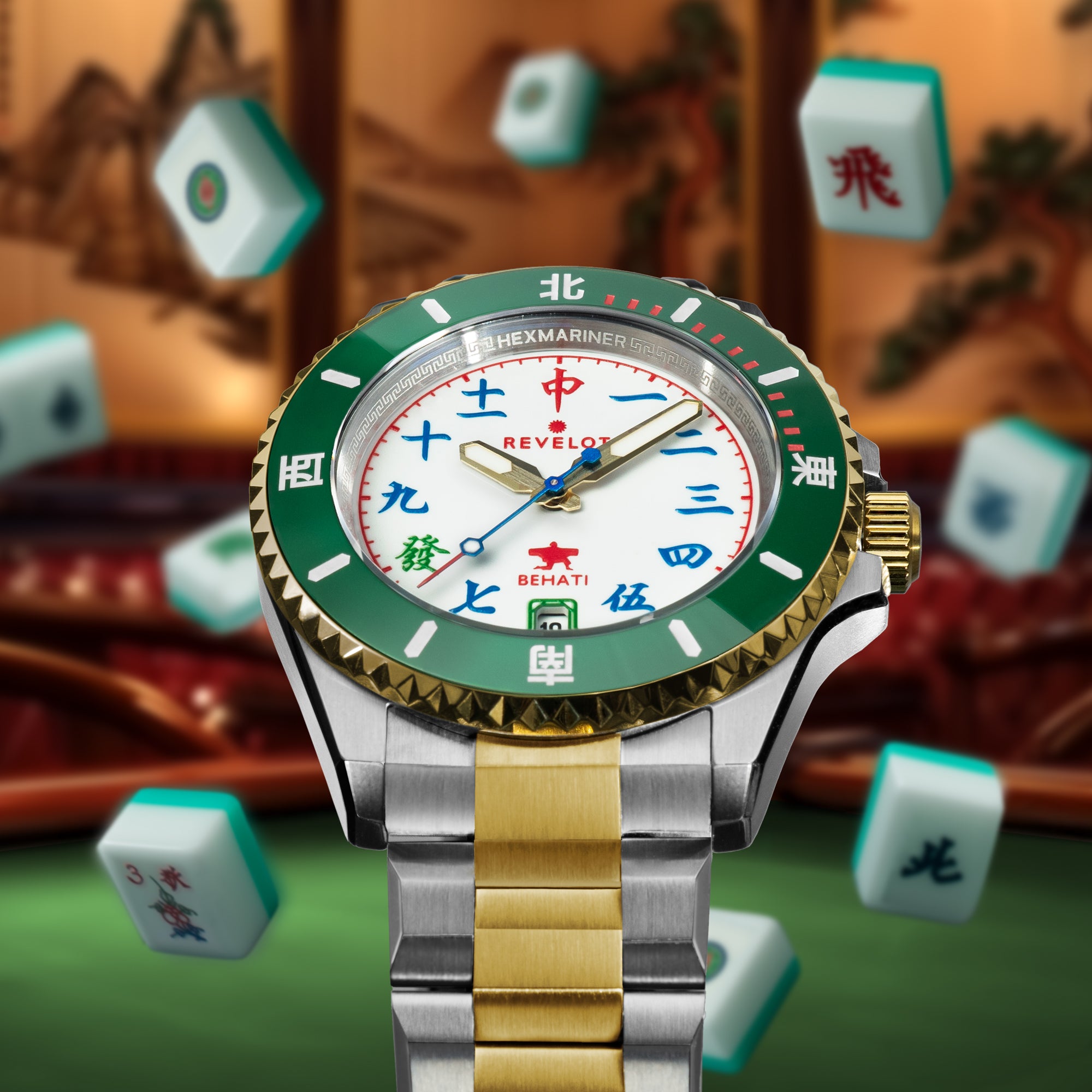 REVELOT X BEHATI HEXMARINER 39 MAHJONG (Gold Silver)
