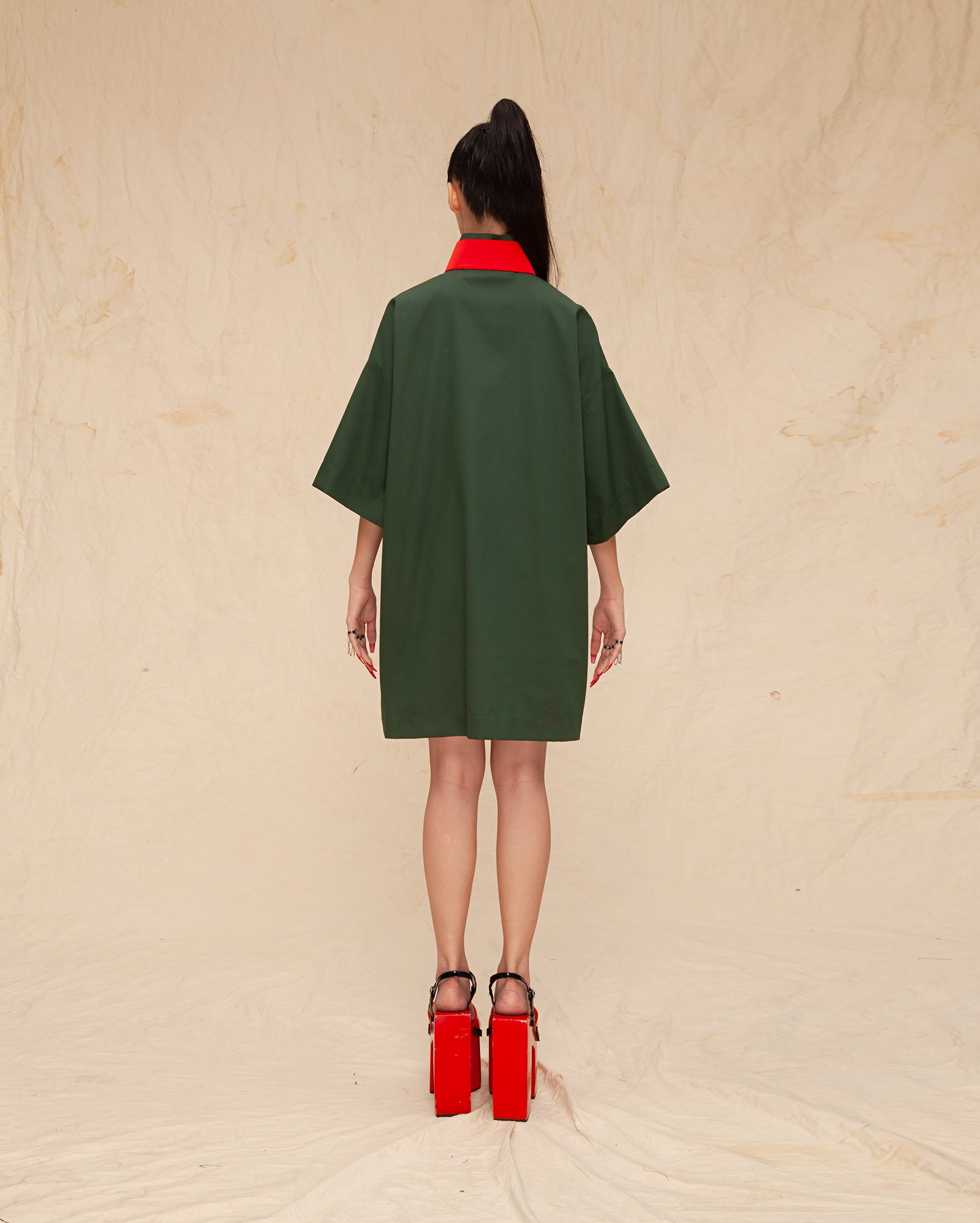 Cargo Cheongsam (Army)