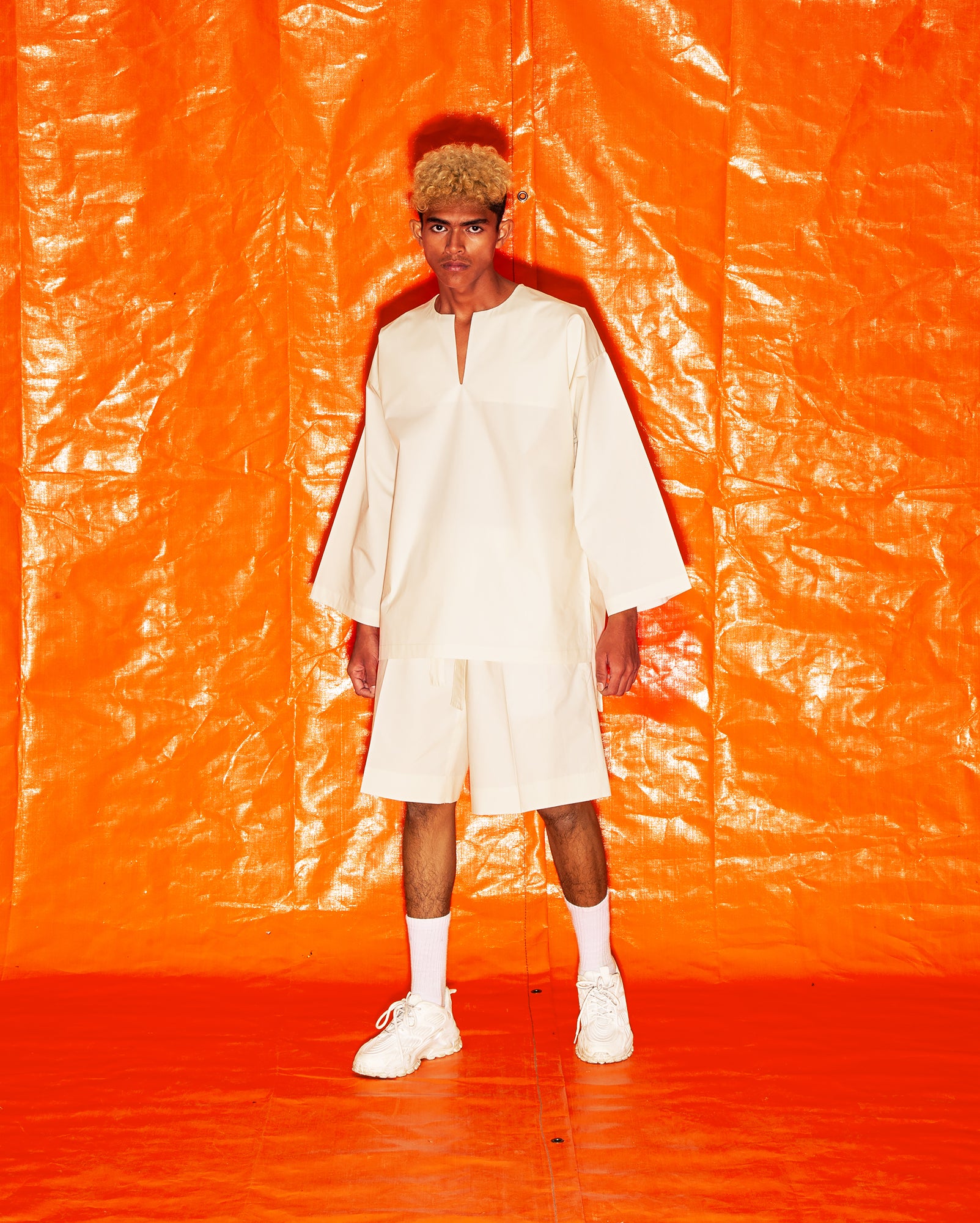 Baju Melayu Pendek (Cream)