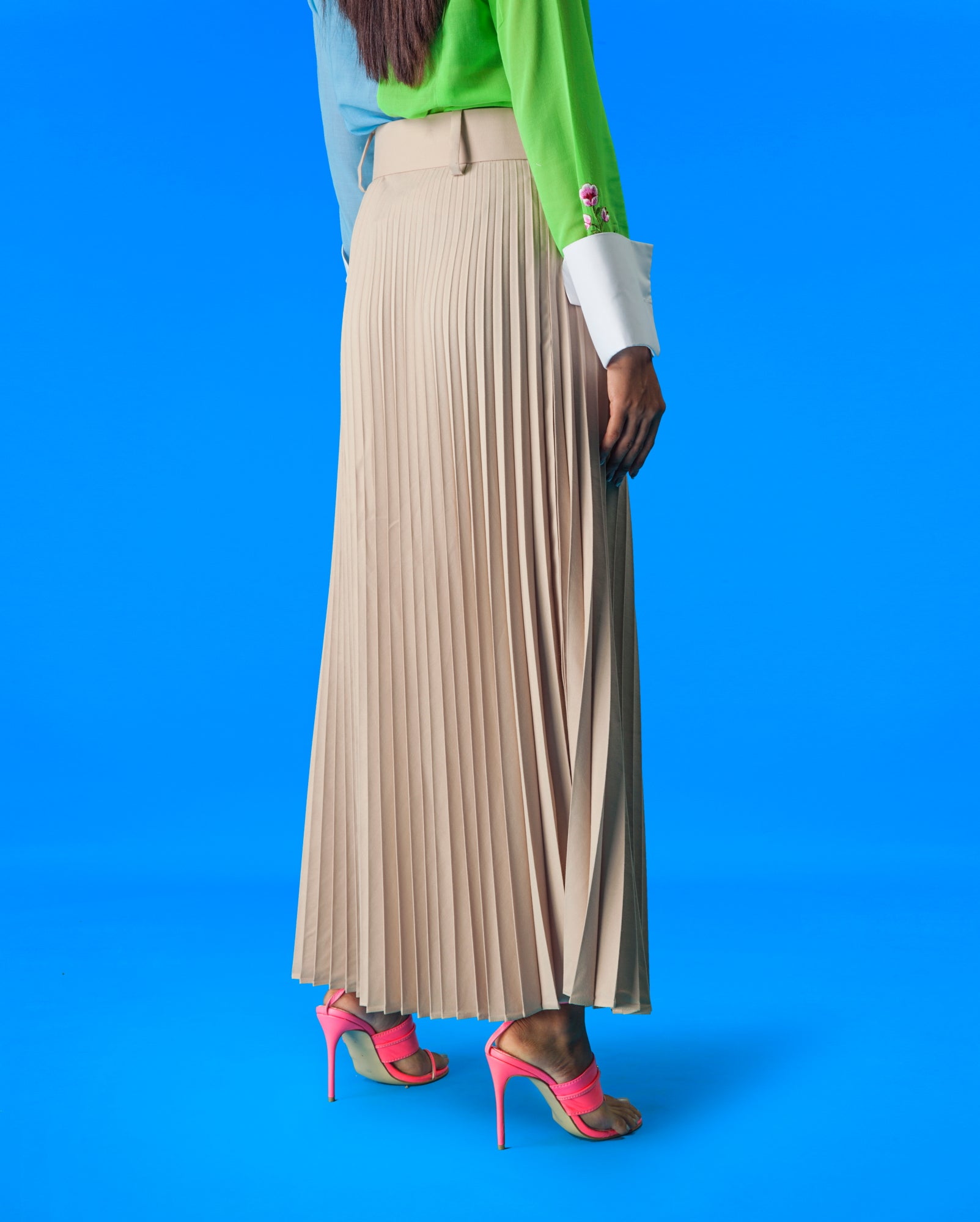 Kipas Skirt in Khaki