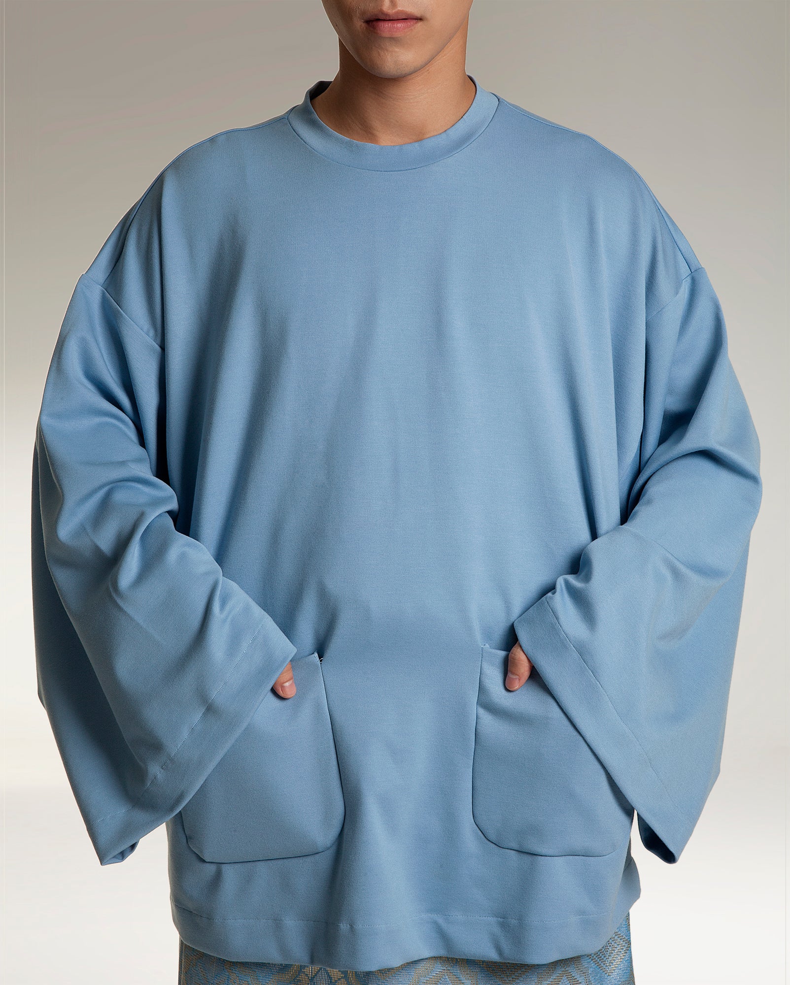 R21 Baju Lycra (Baby Blue)
