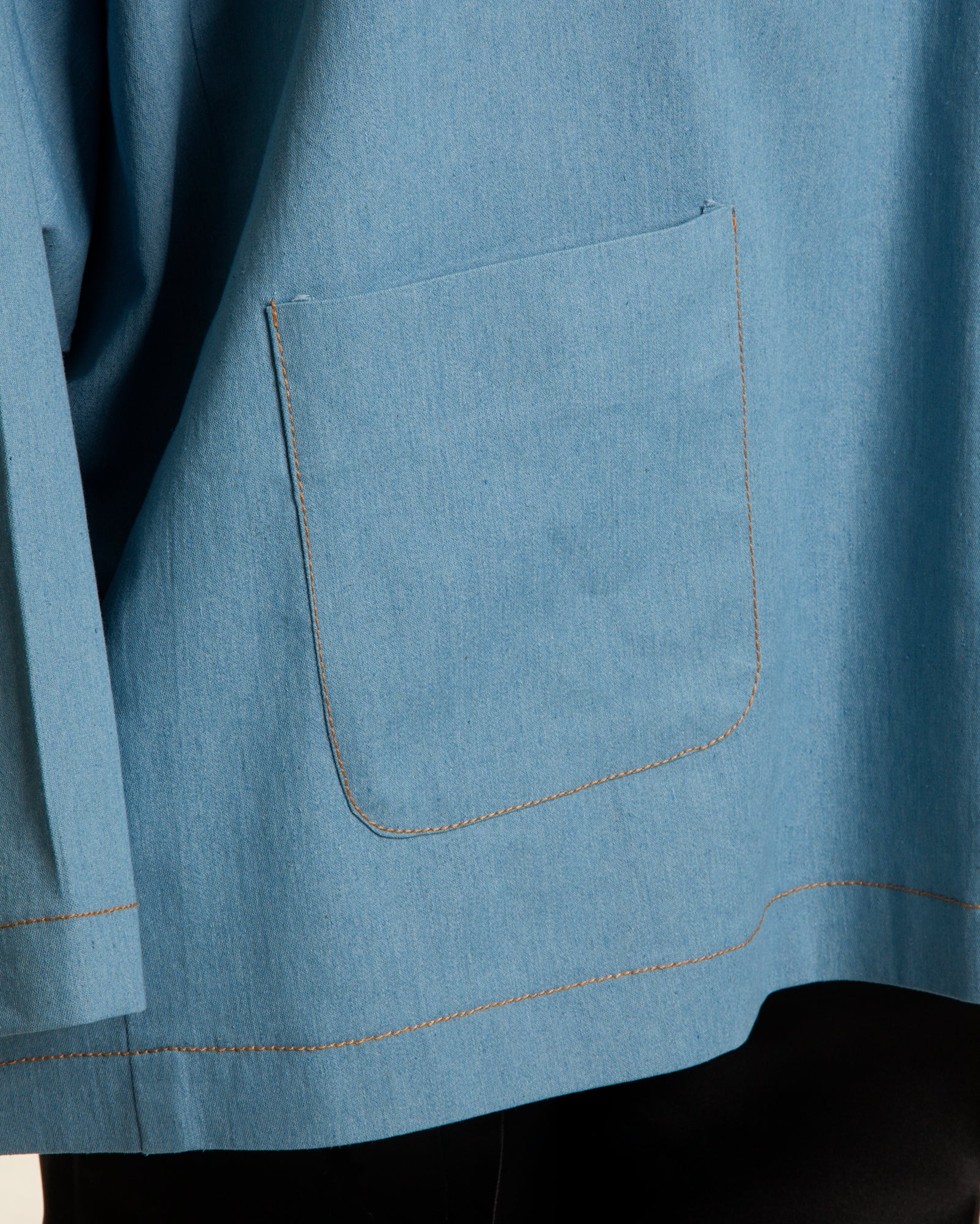 Denim Baju Oversaiz (Sky)