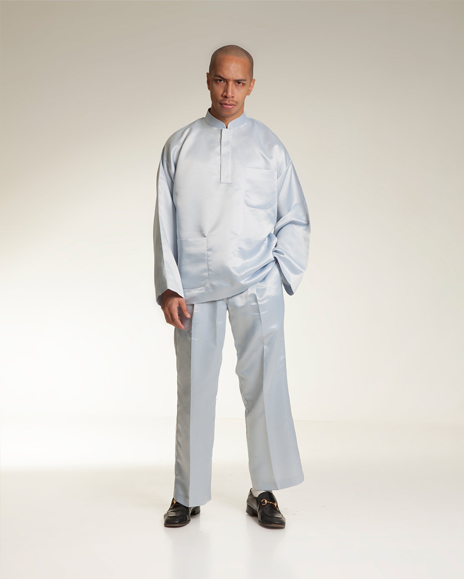 TTFGA Baju Melayu Lurus Set (Powder Blue)