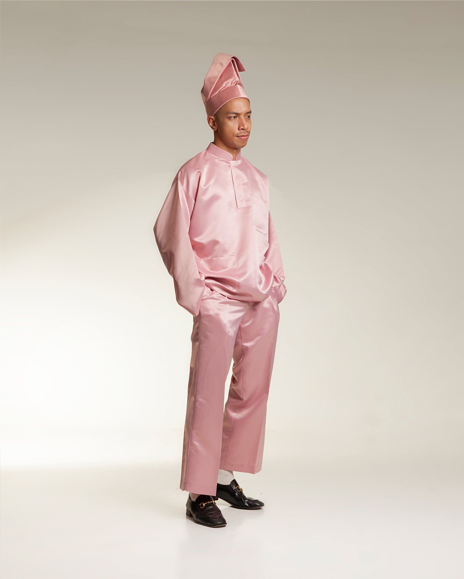 TTFGA Baju Melayu Lurus Set (Flesh)