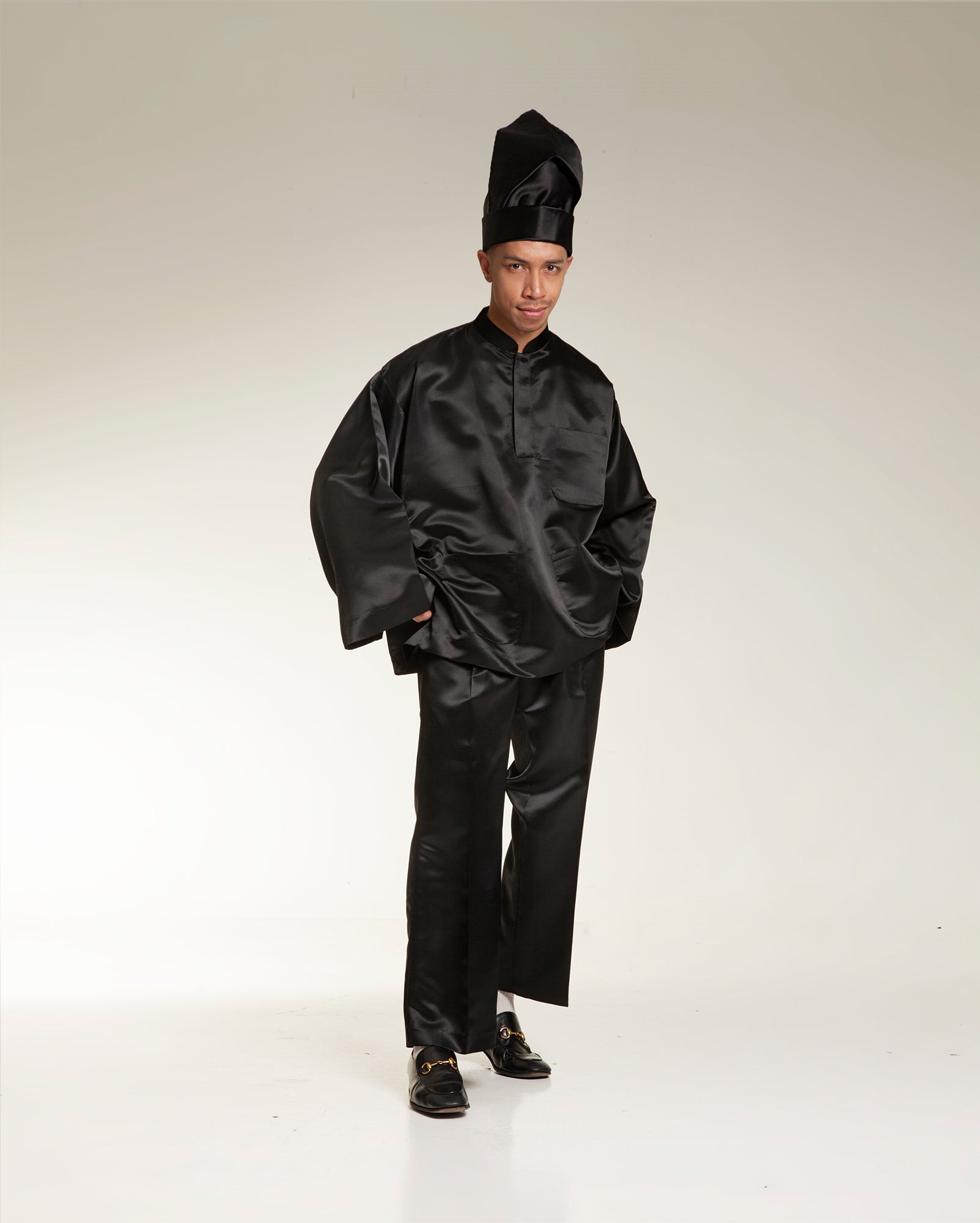 TTFGA Baju Melayu Oversaiz Set (Black)