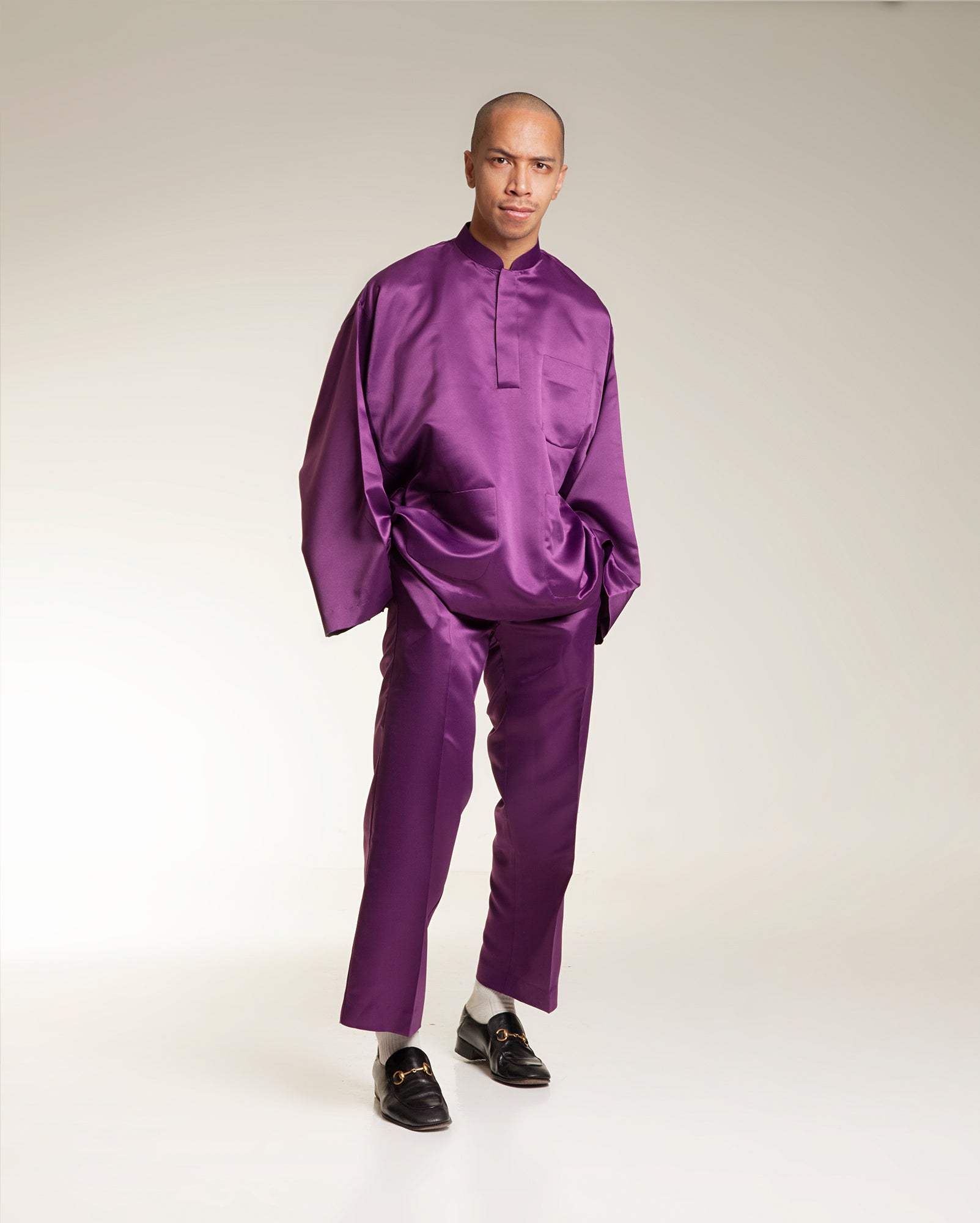 TTFGA Baju Melayu Oversaiz Set (Royal Purple)