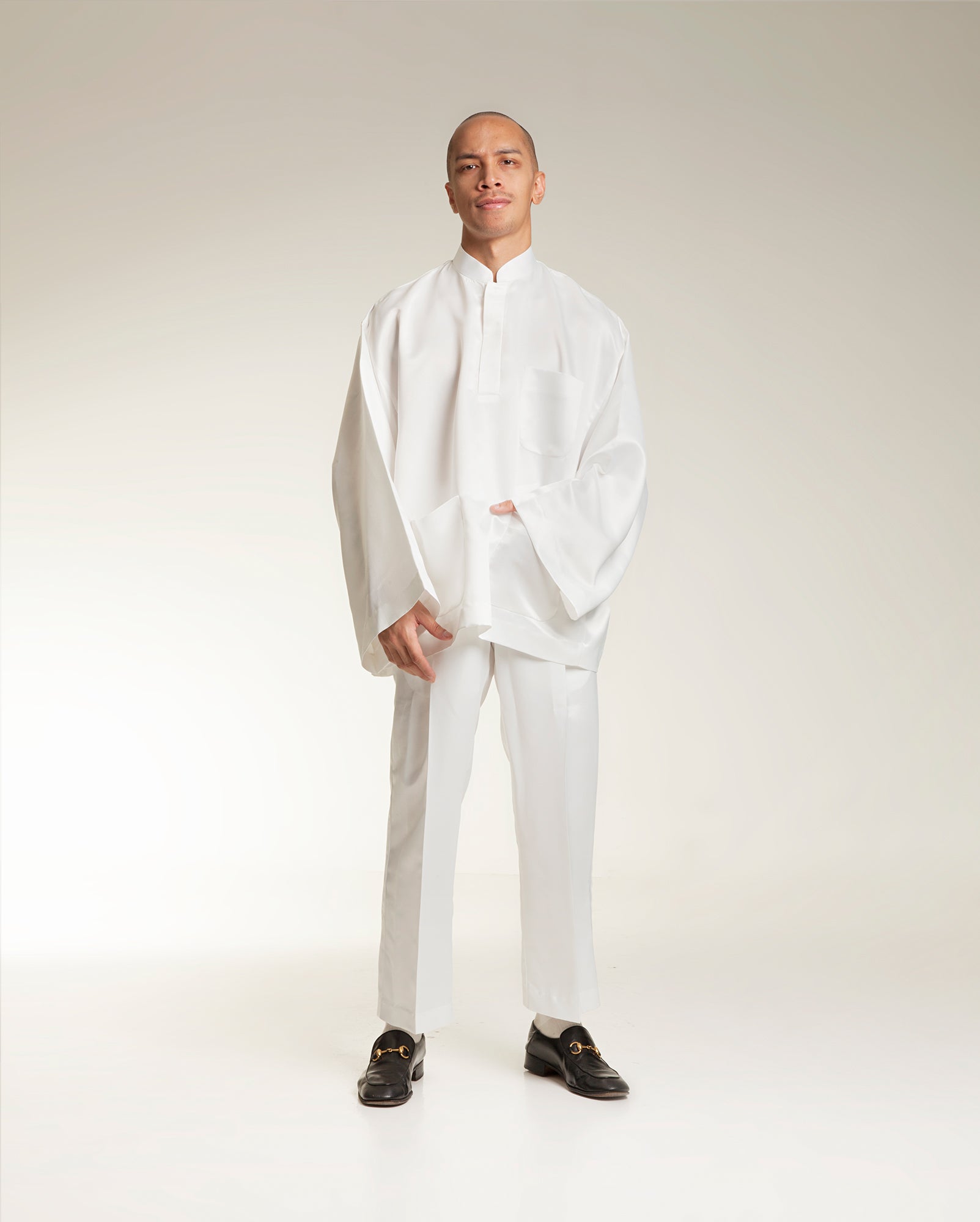 TTFGA Baju Melayu Oversaiz Set (White)