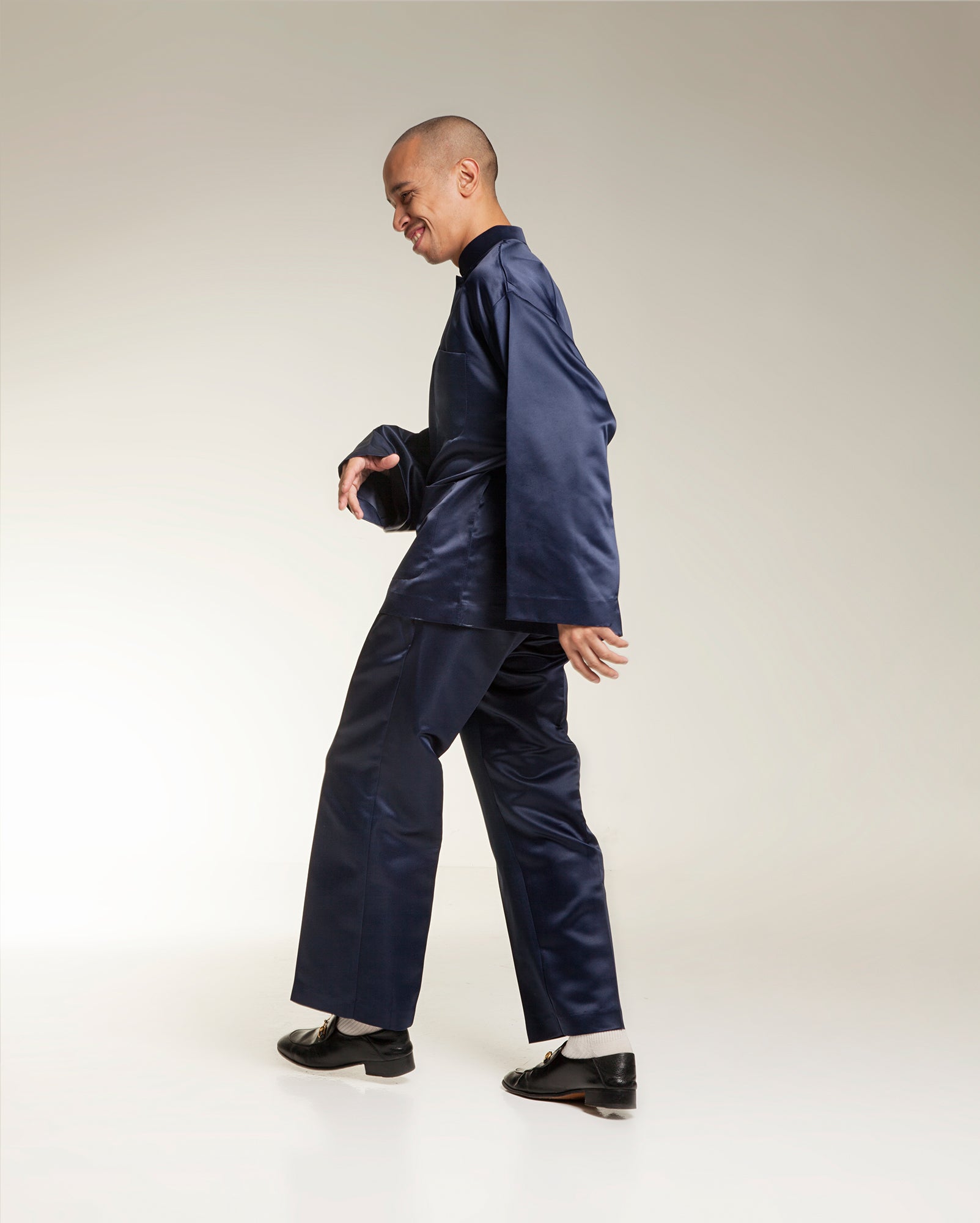 TTFGA Baju Melayu Lurus Set (Navy)
