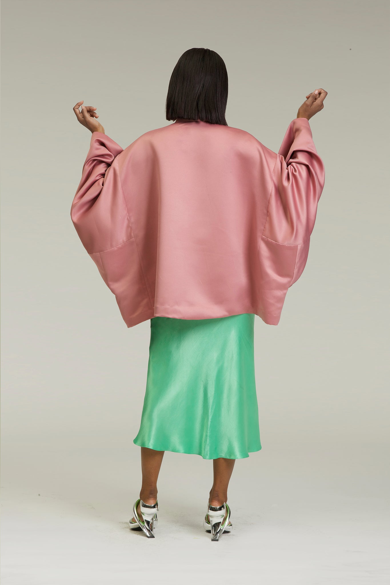 Baju Oversaiz Cekak Musang (Flesh)