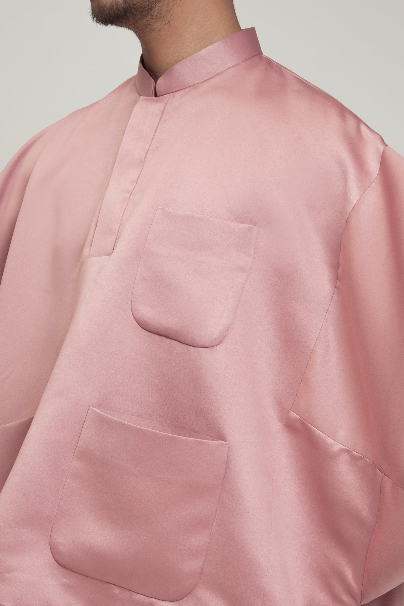 Baju Oversaiz Cekak Musang (Flesh)